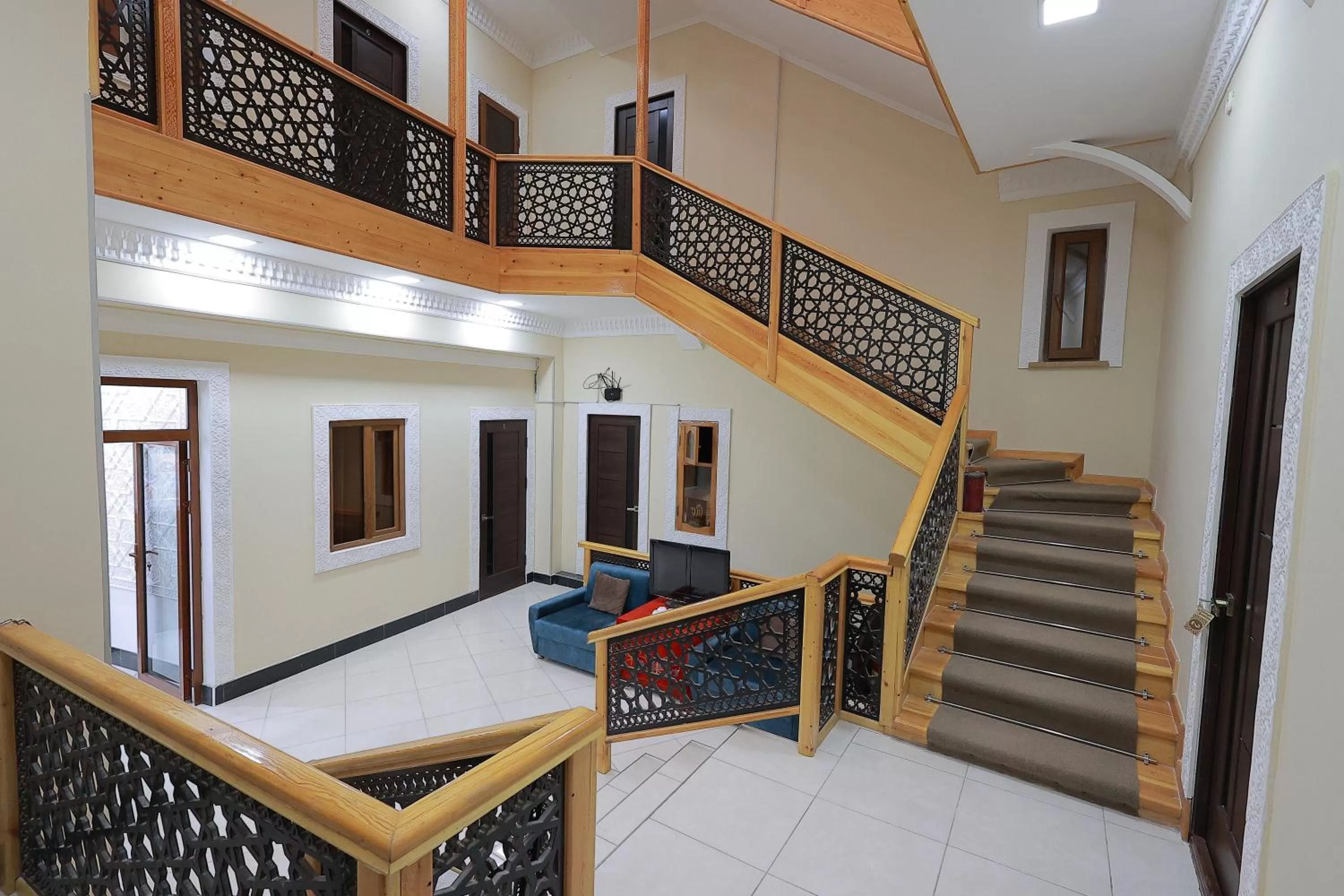Property building, Balcony/Terrace in Jahangir Boutique Bukhara