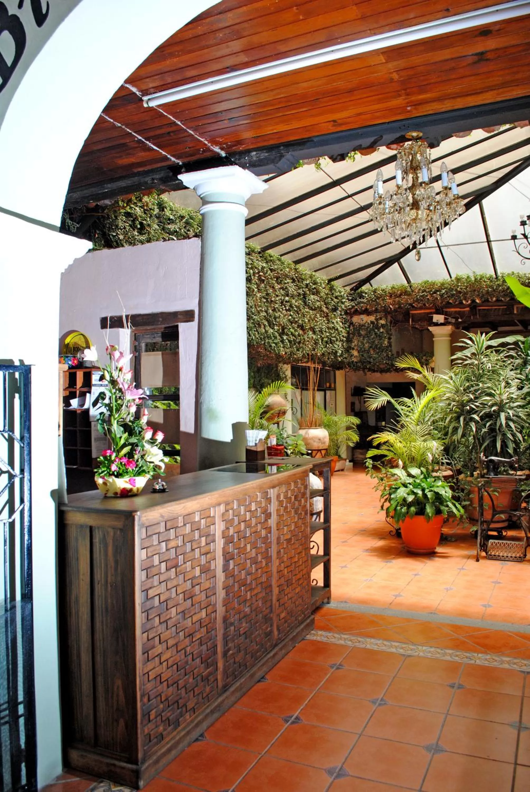 Lobby or reception in Hotel San Luis