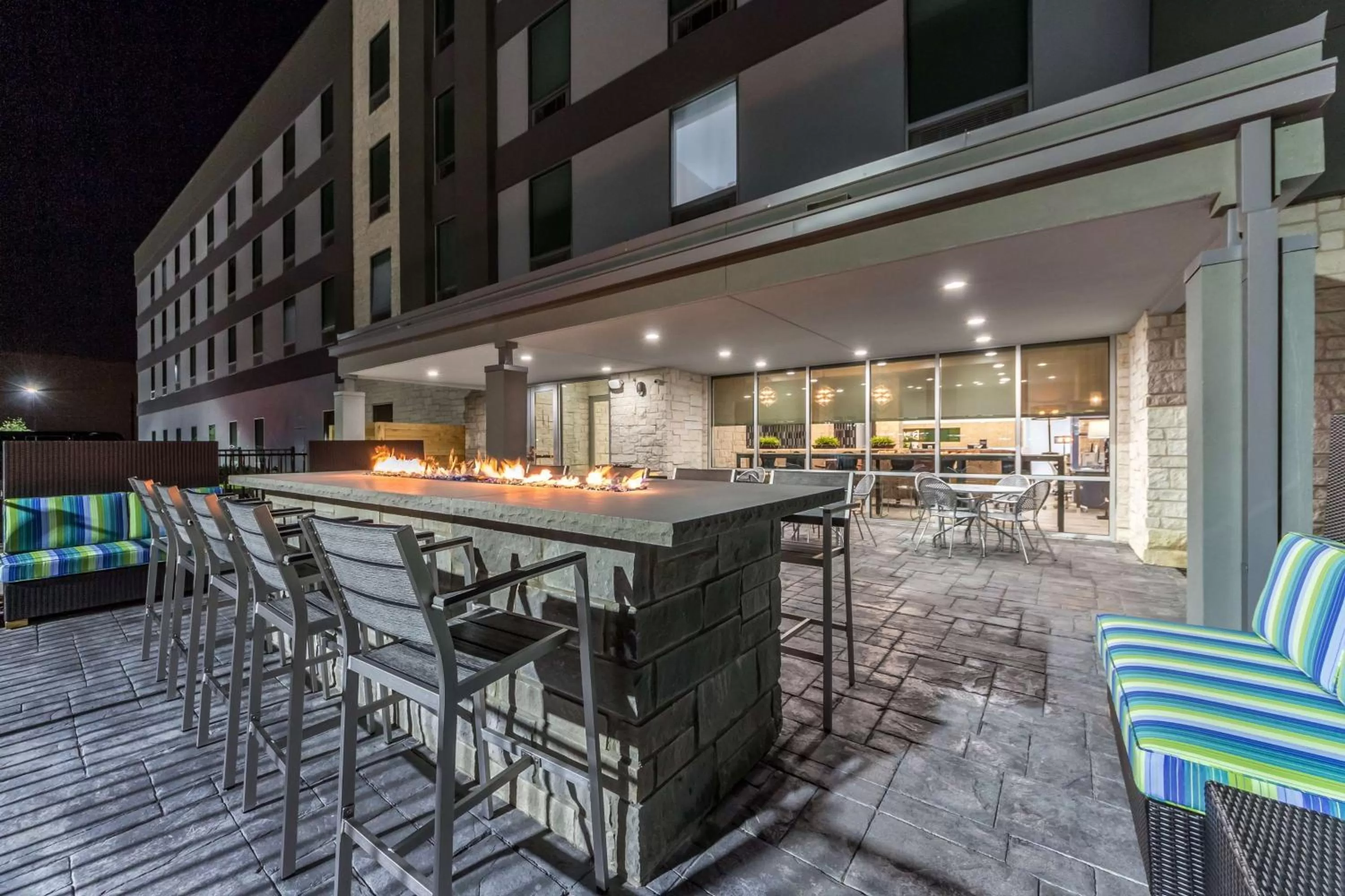 Patio in Home2 Suites By Hilton Fort Worth Northlake