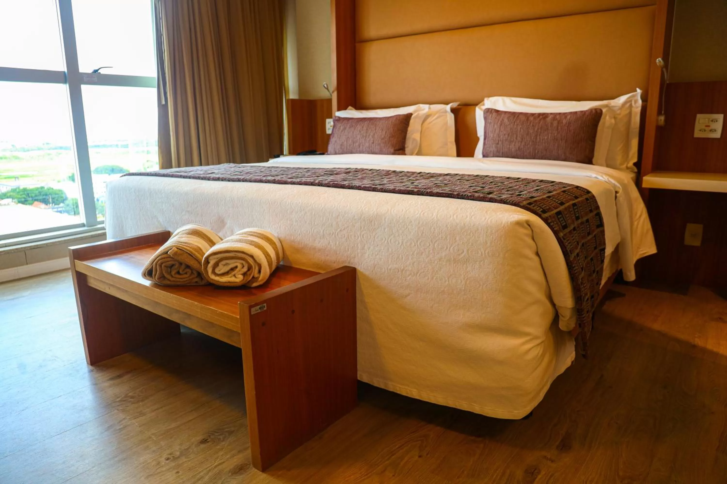 Bed in Jade Hotel Brasília