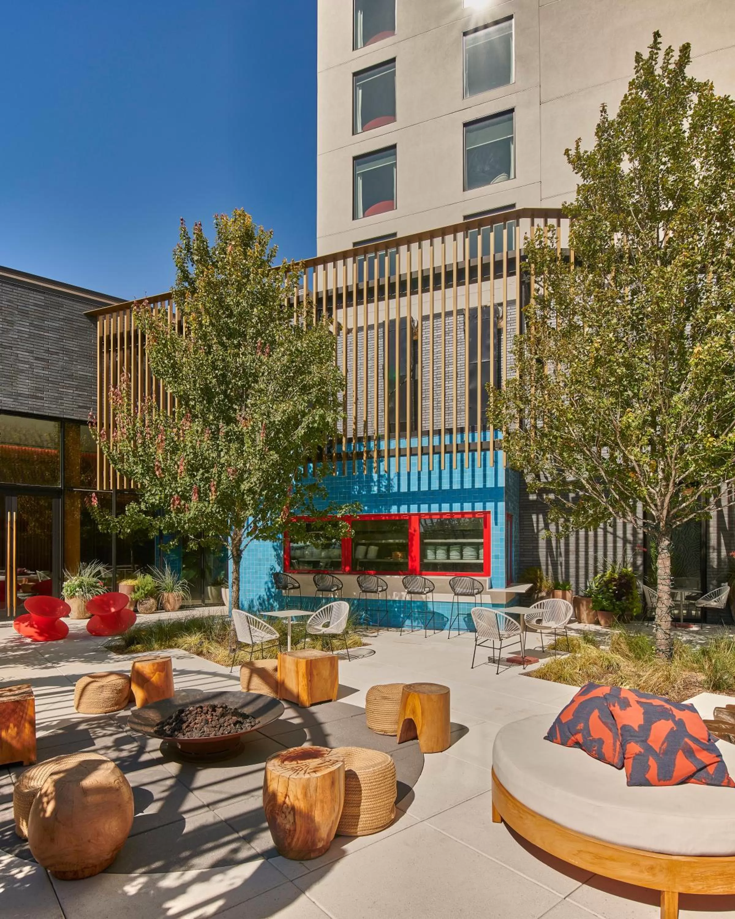 Swimming pool in Virgin Hotels Dallas