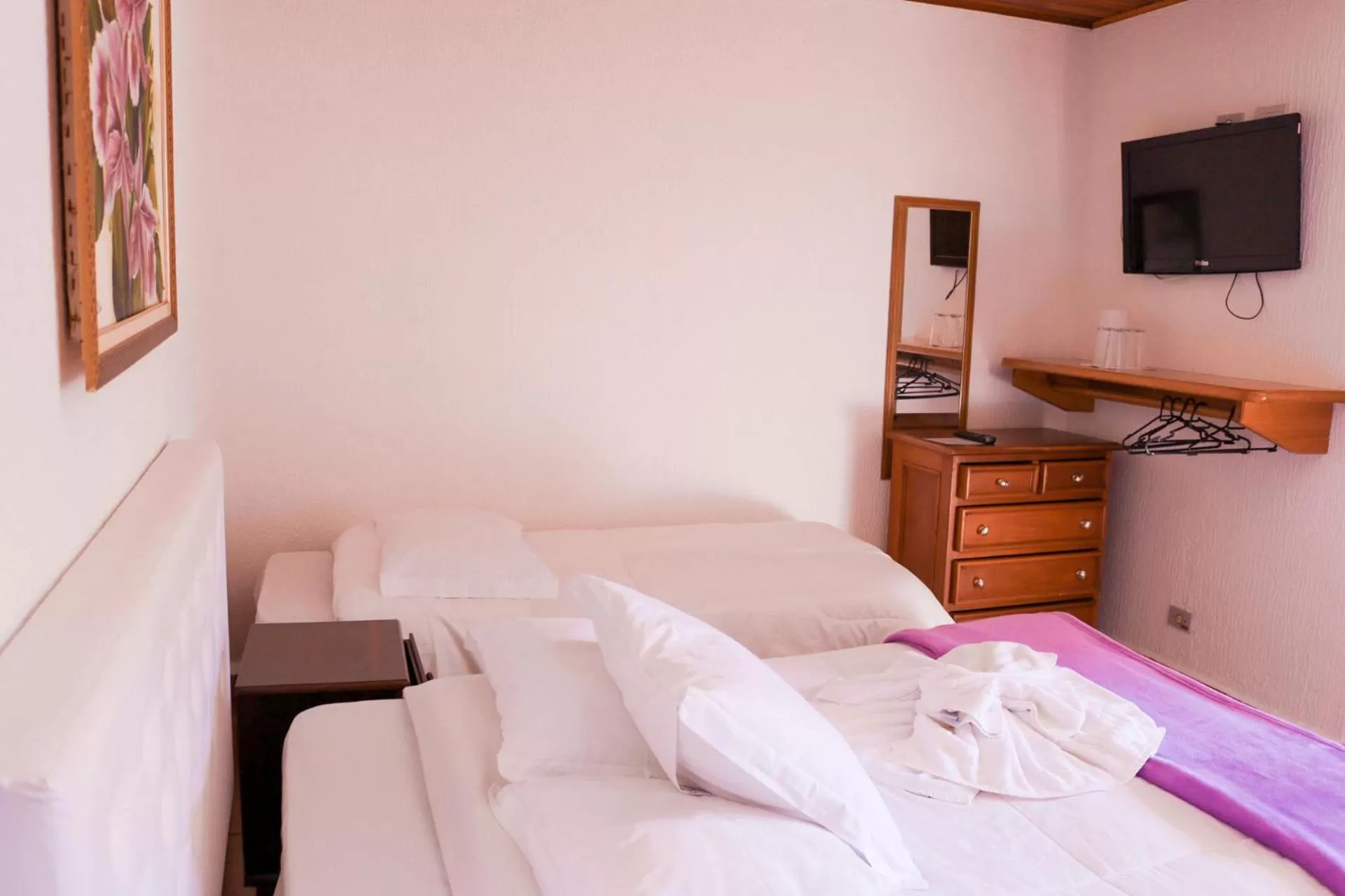 Bed in Pousada da Lua