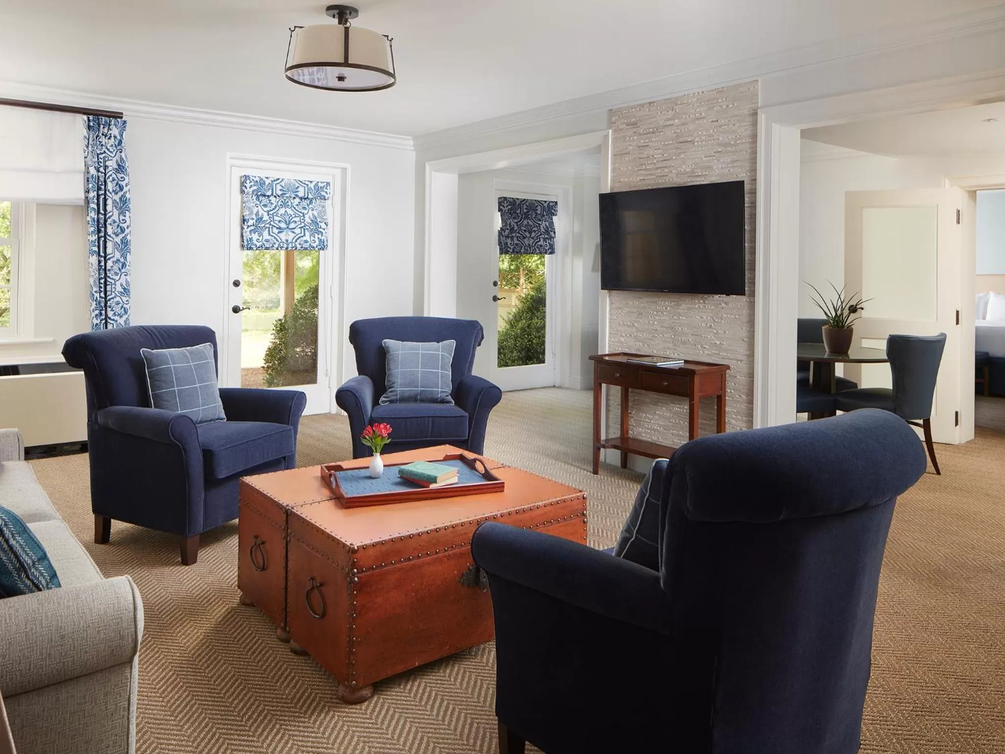 Seating area in Boar's Head Resort