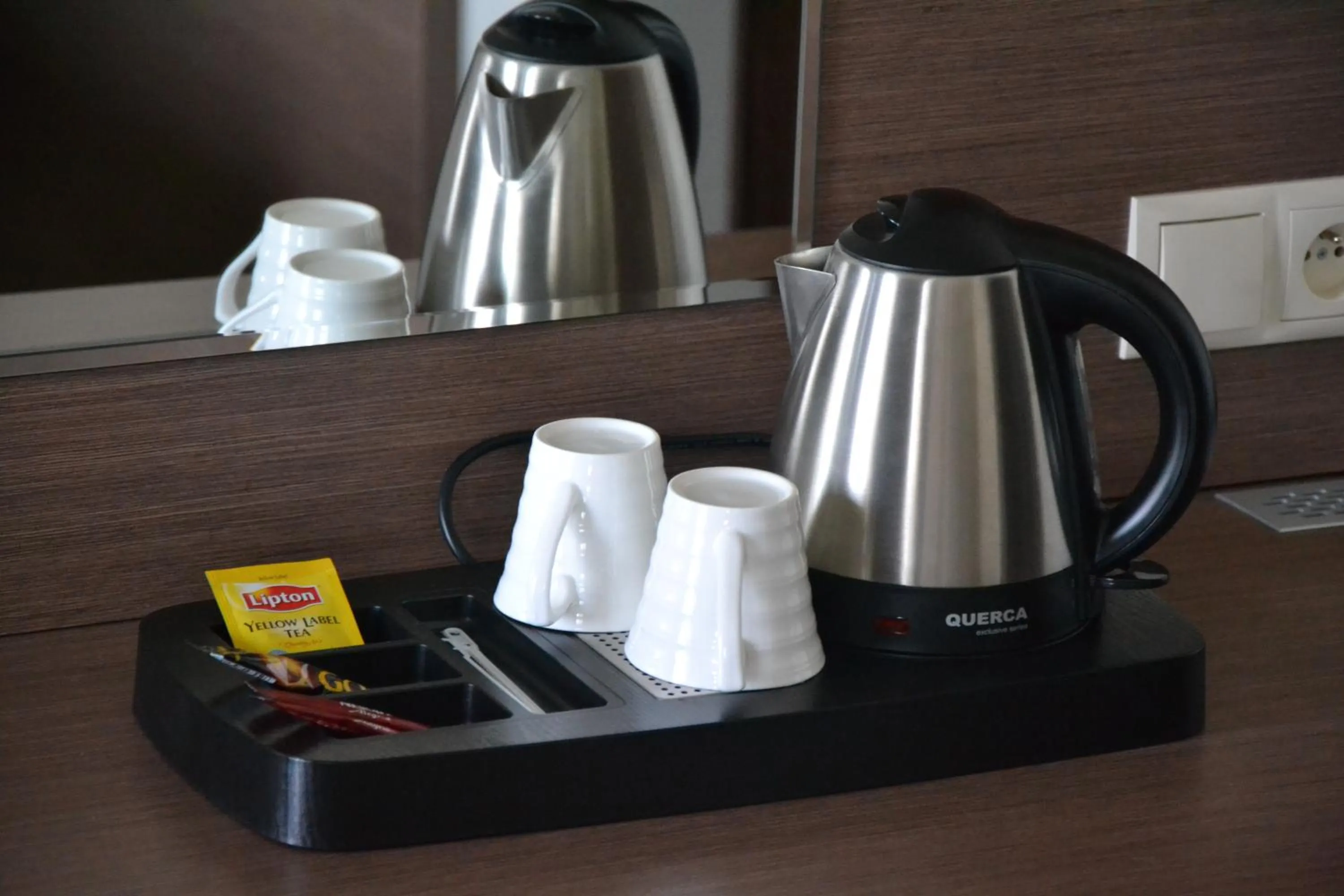 Coffee/tea facilities in Hotel Pod Dębem