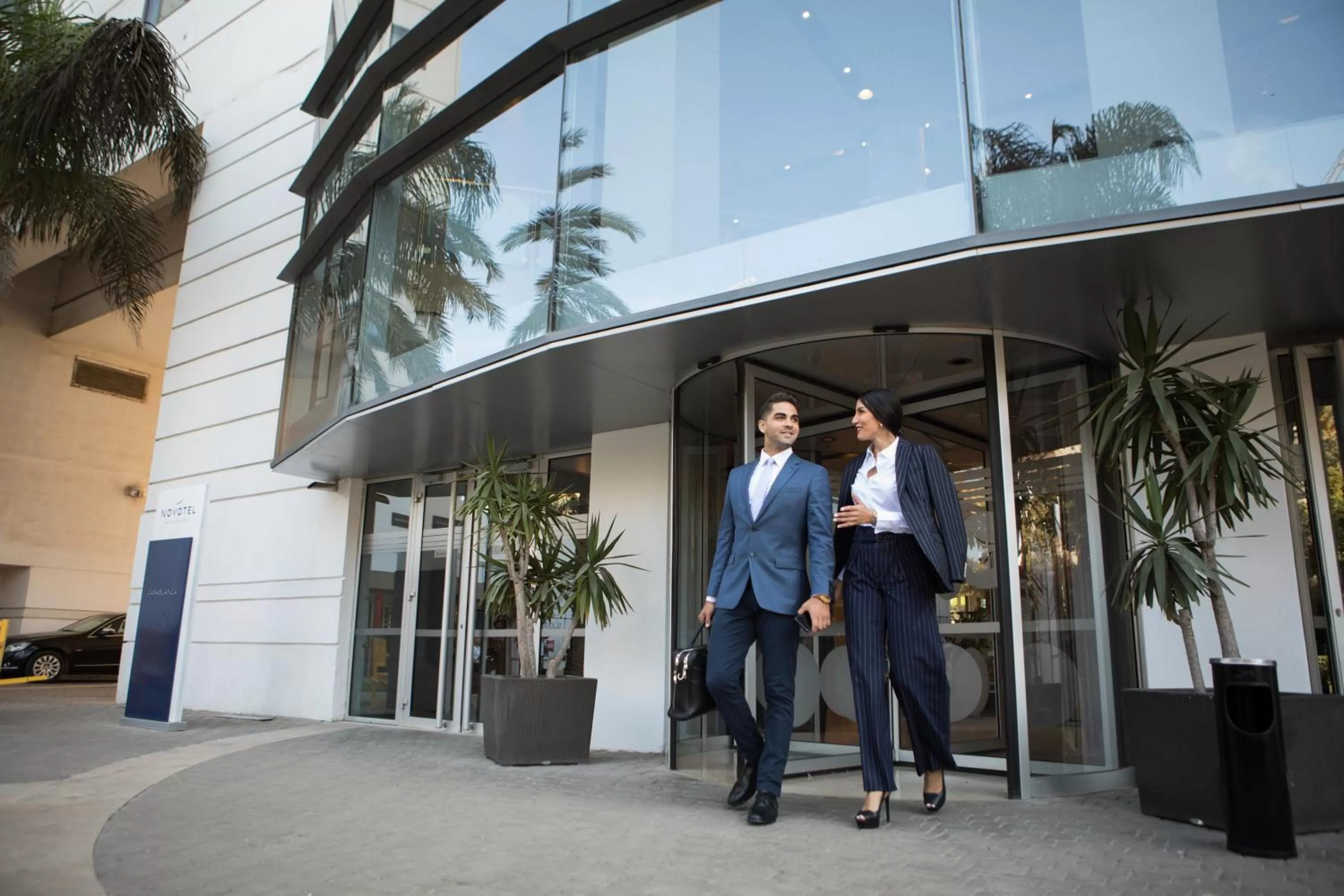 Facade/entrance in Novotel Casablanca City Center