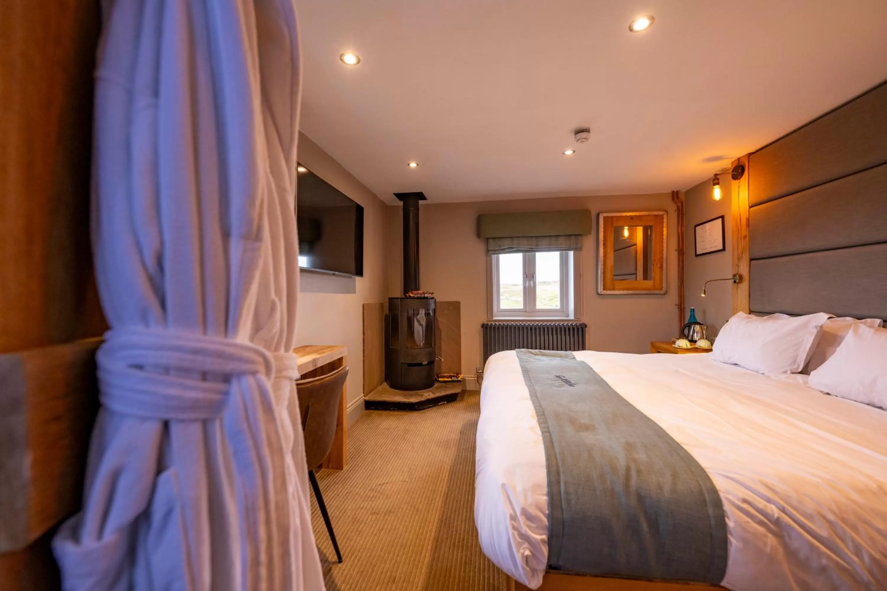 Bed in The Tan Hill Inn