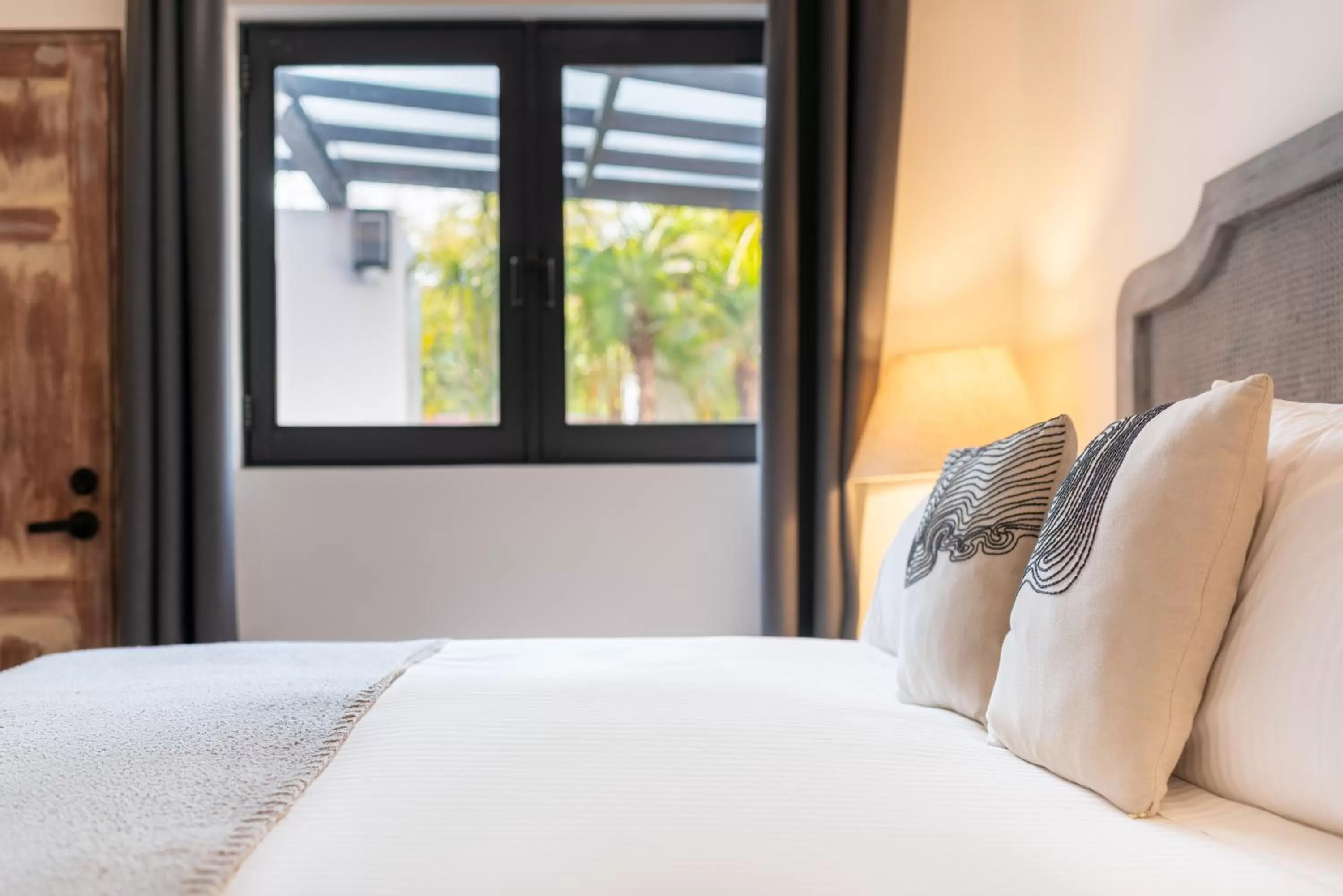 Bed in Orchid House Mexico City