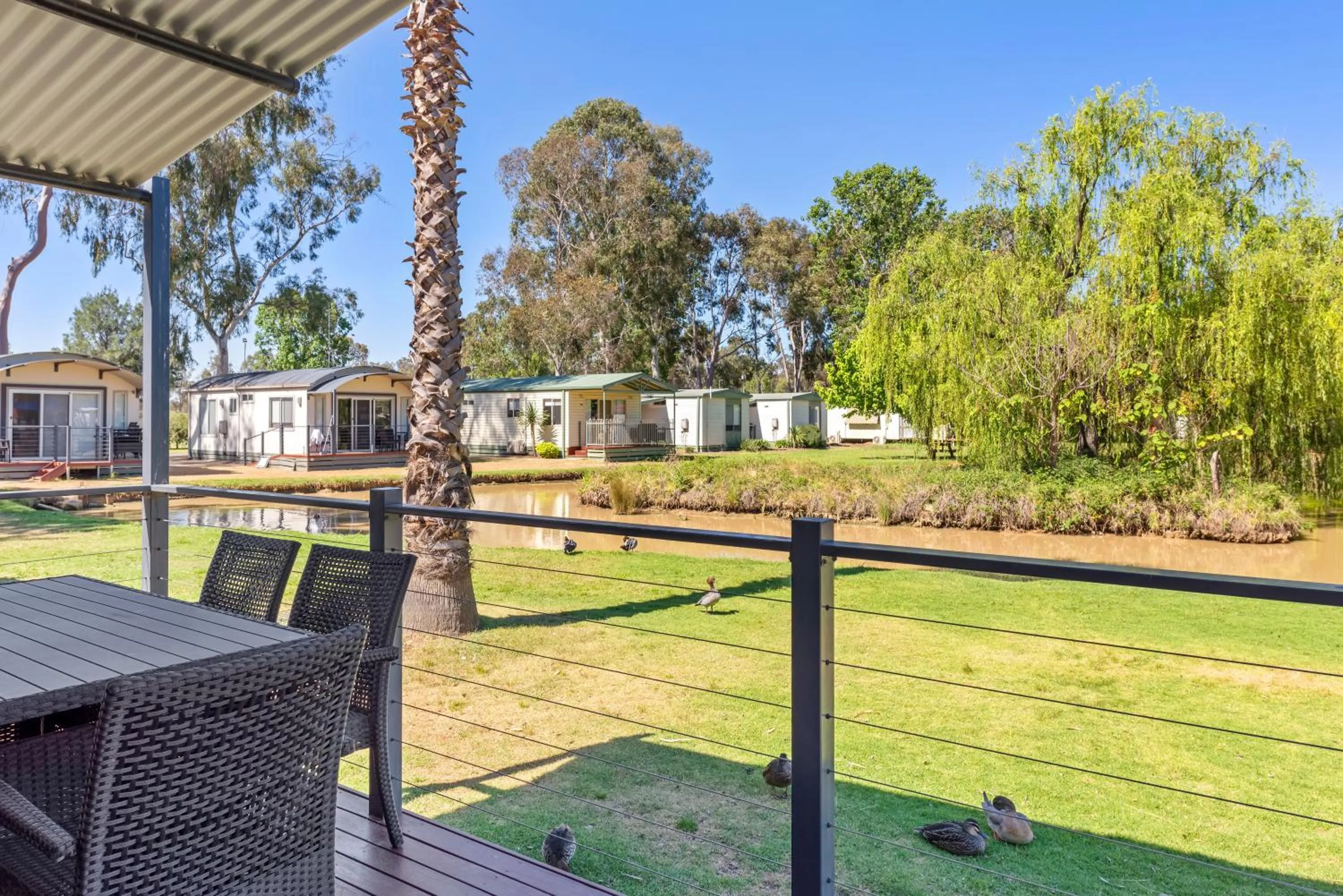 Balcony/Terrace in Discovery Parks - Maidens Inn Moama