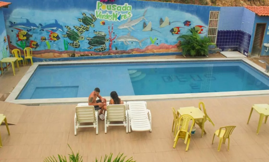 Swimming Pool in Pousada Verdes Mares