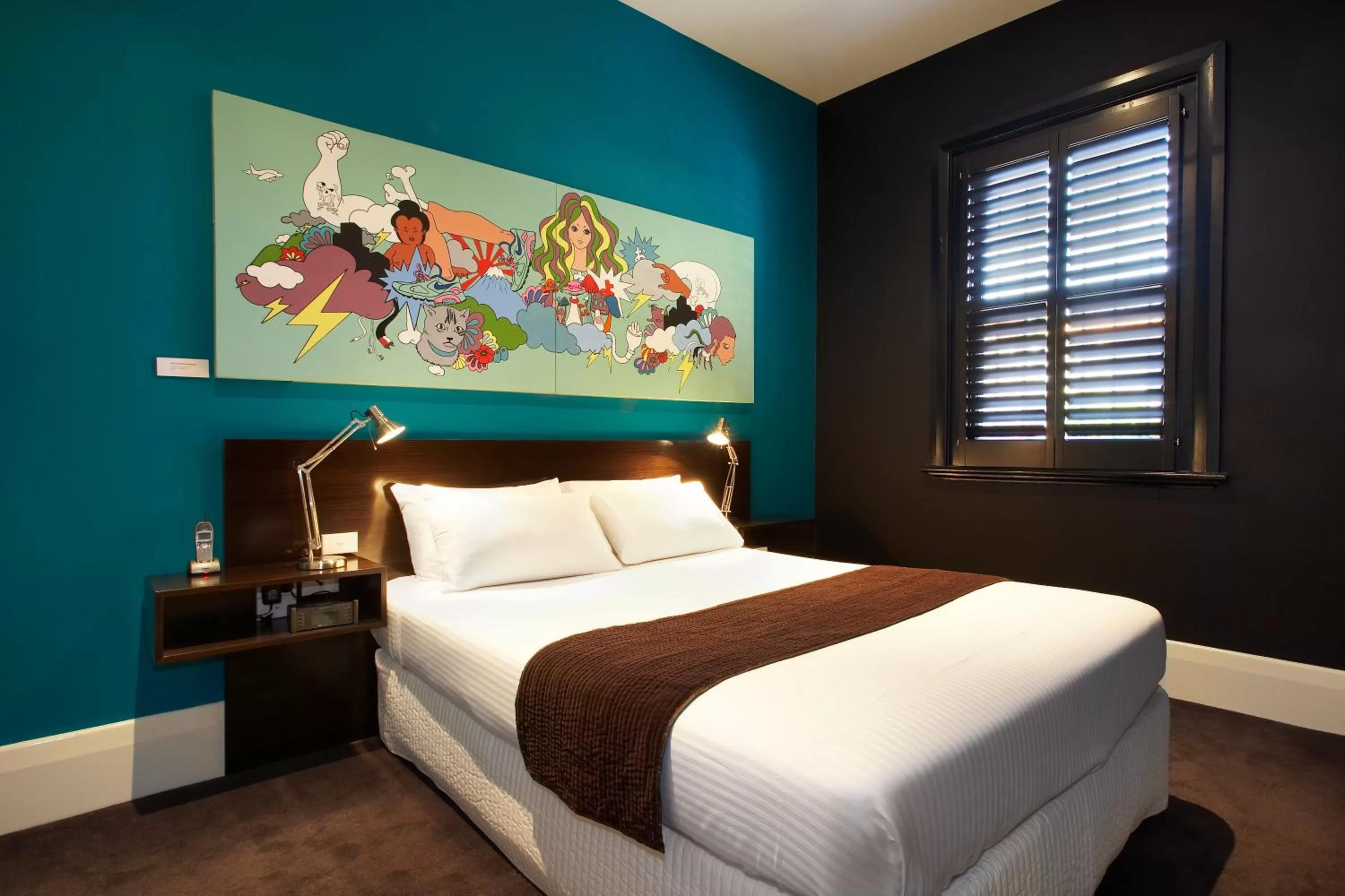 Bed in Tolarno Hotel