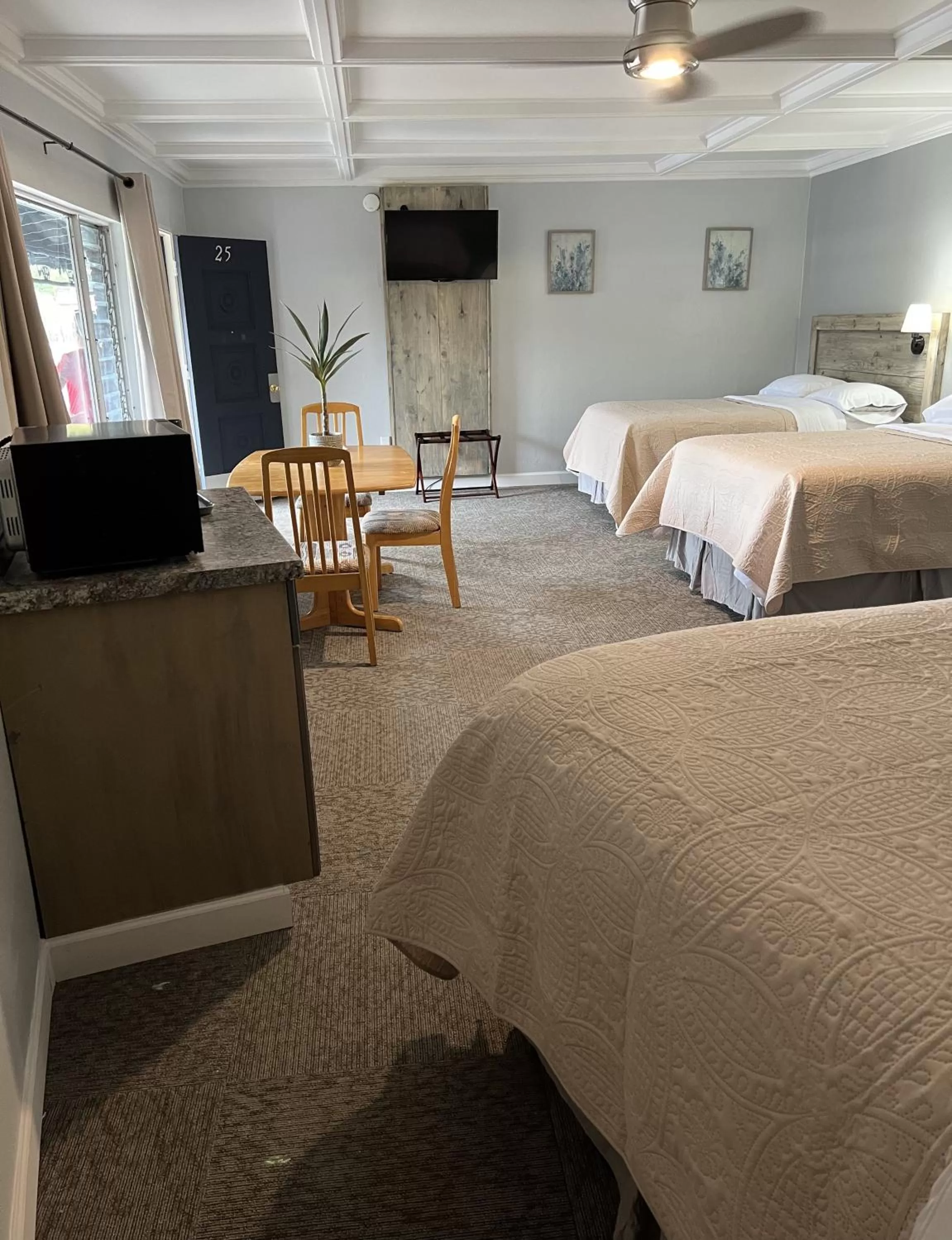 Bed in BlueGem Motel