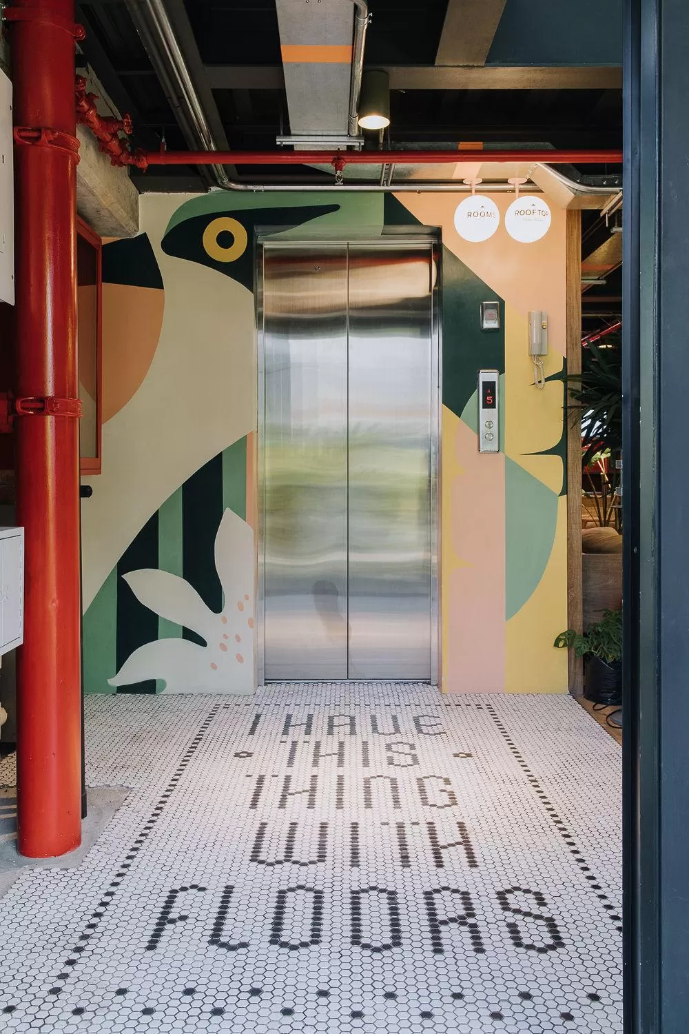 Facade/entrance in The Somos Beats Hotel & Rooftop