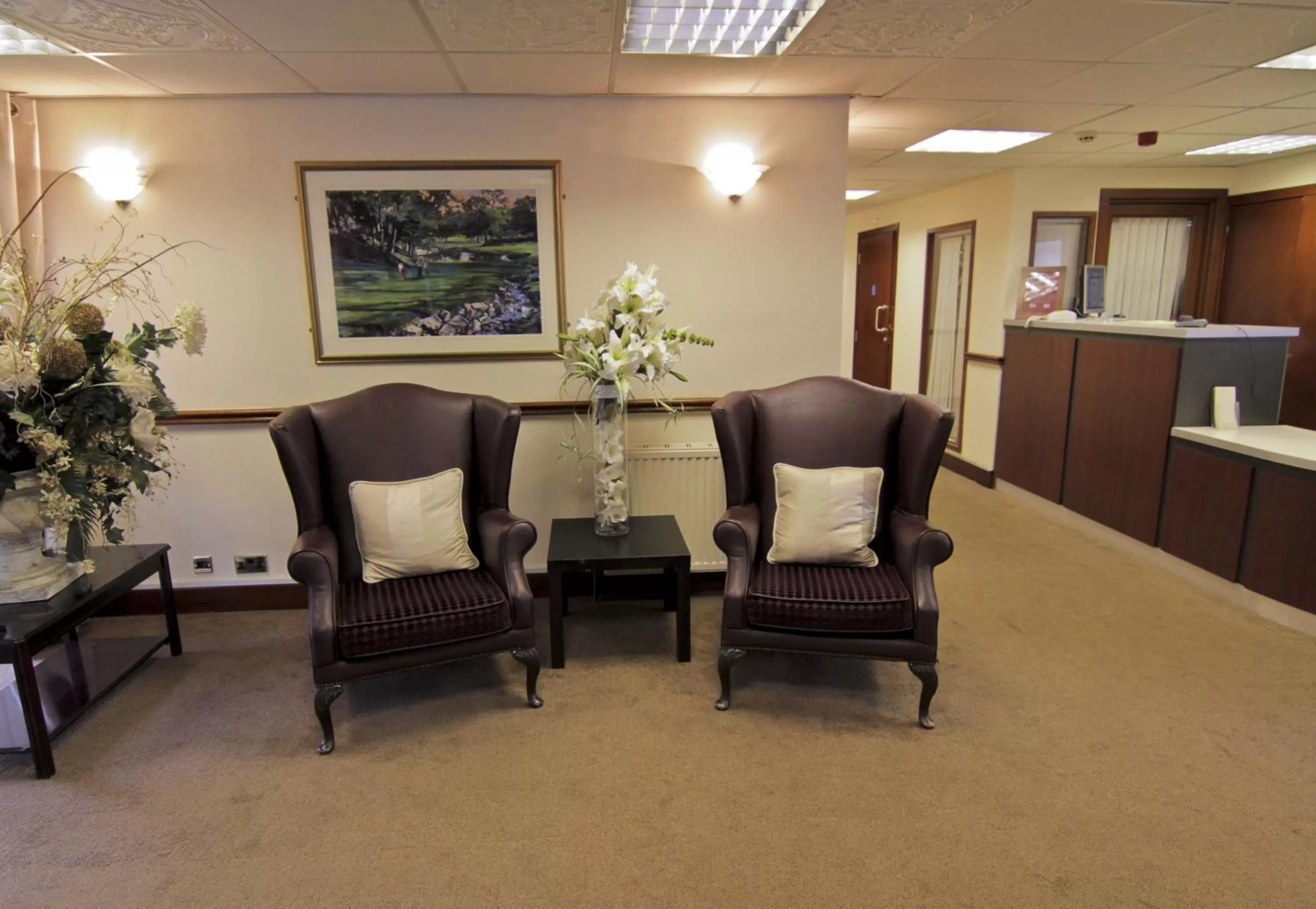 Lobby or reception in The Burnside Hotel