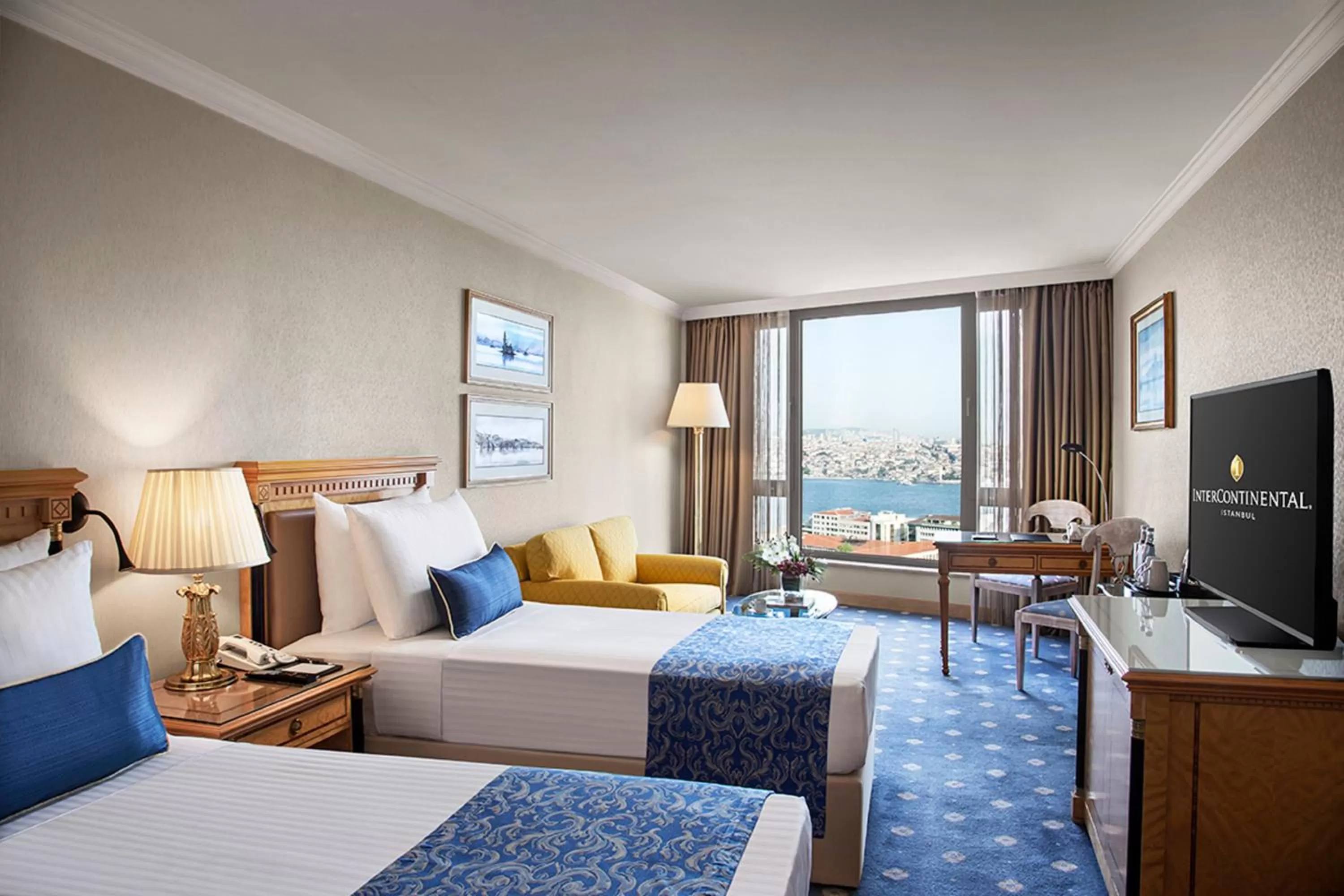 TV and multimedia, Bed in InterContinental Istanbul by IHG