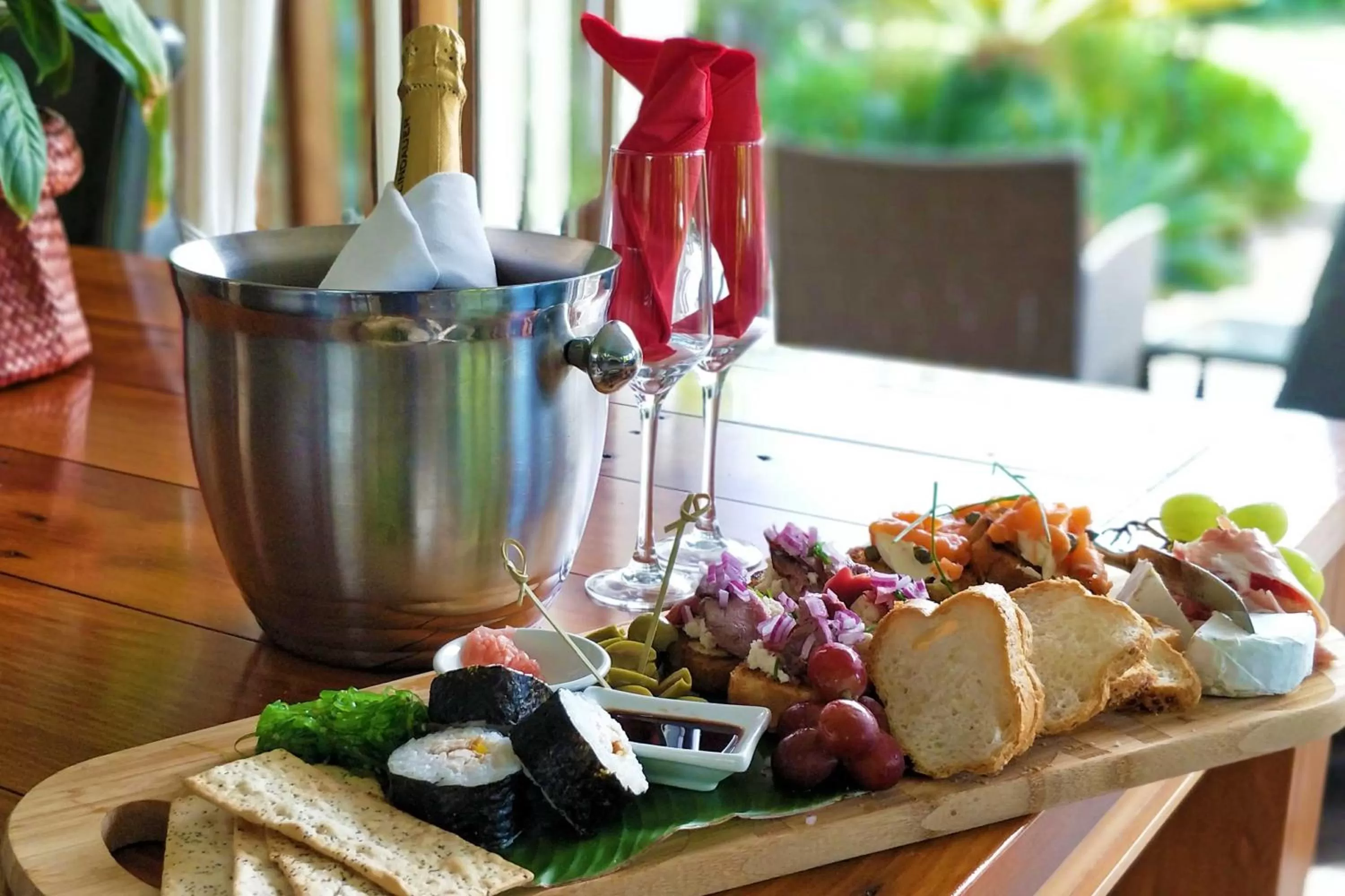 Food close-up in Moon Gate Villa