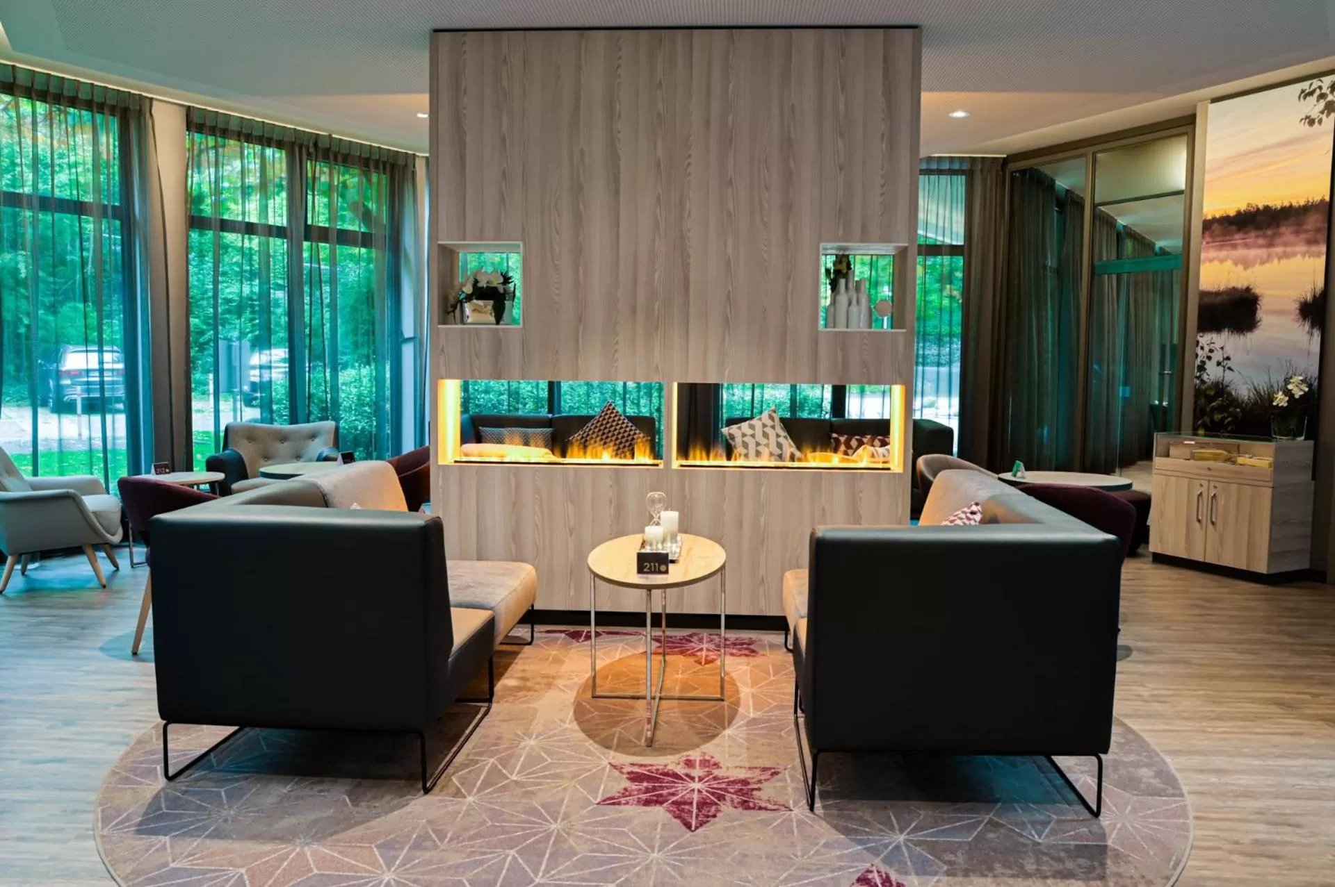 Lounge or bar, Lobby/Reception in feelMOOR - Gesundresort Bad Wurzach