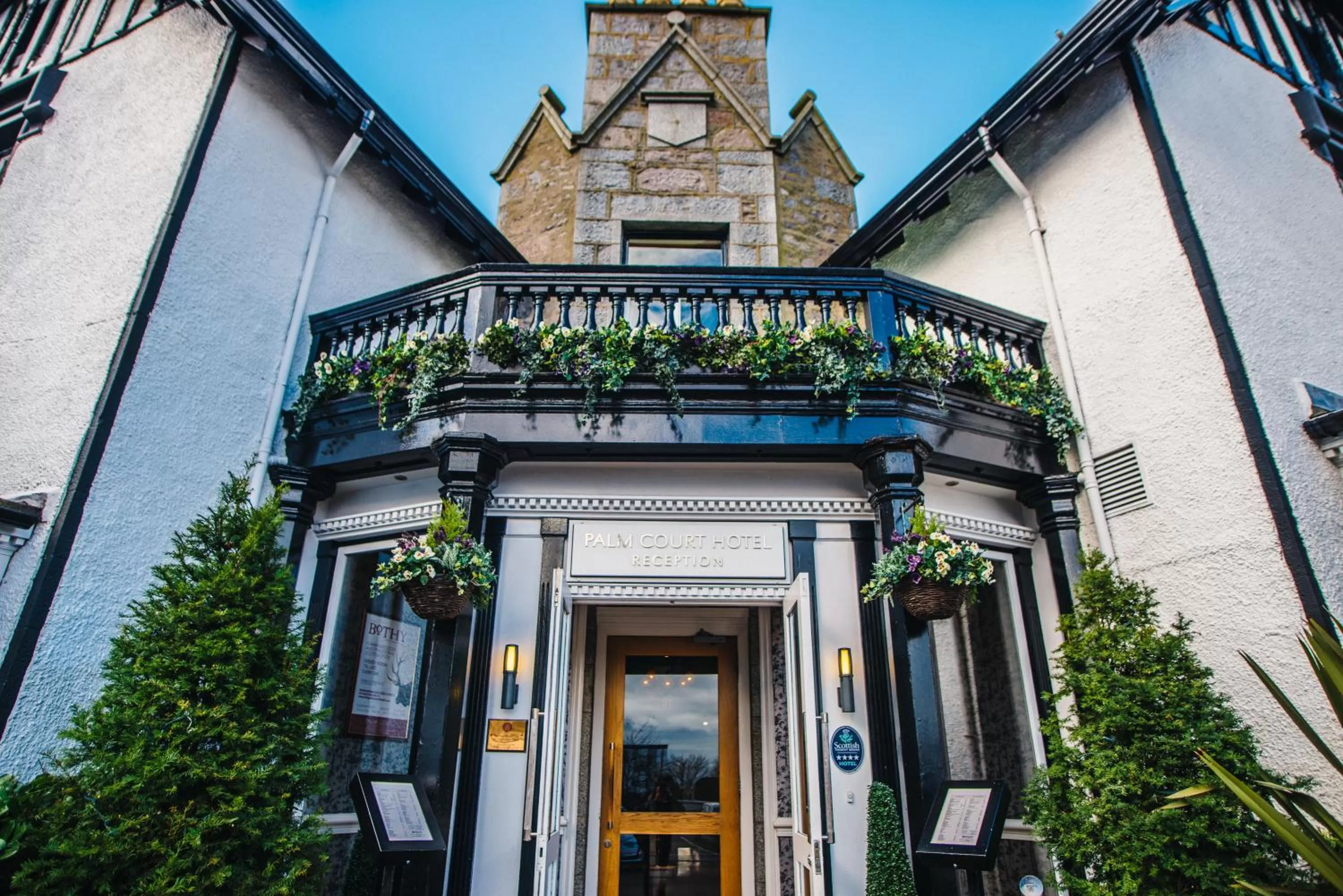 Facade/entrance in Palm Court Hotel