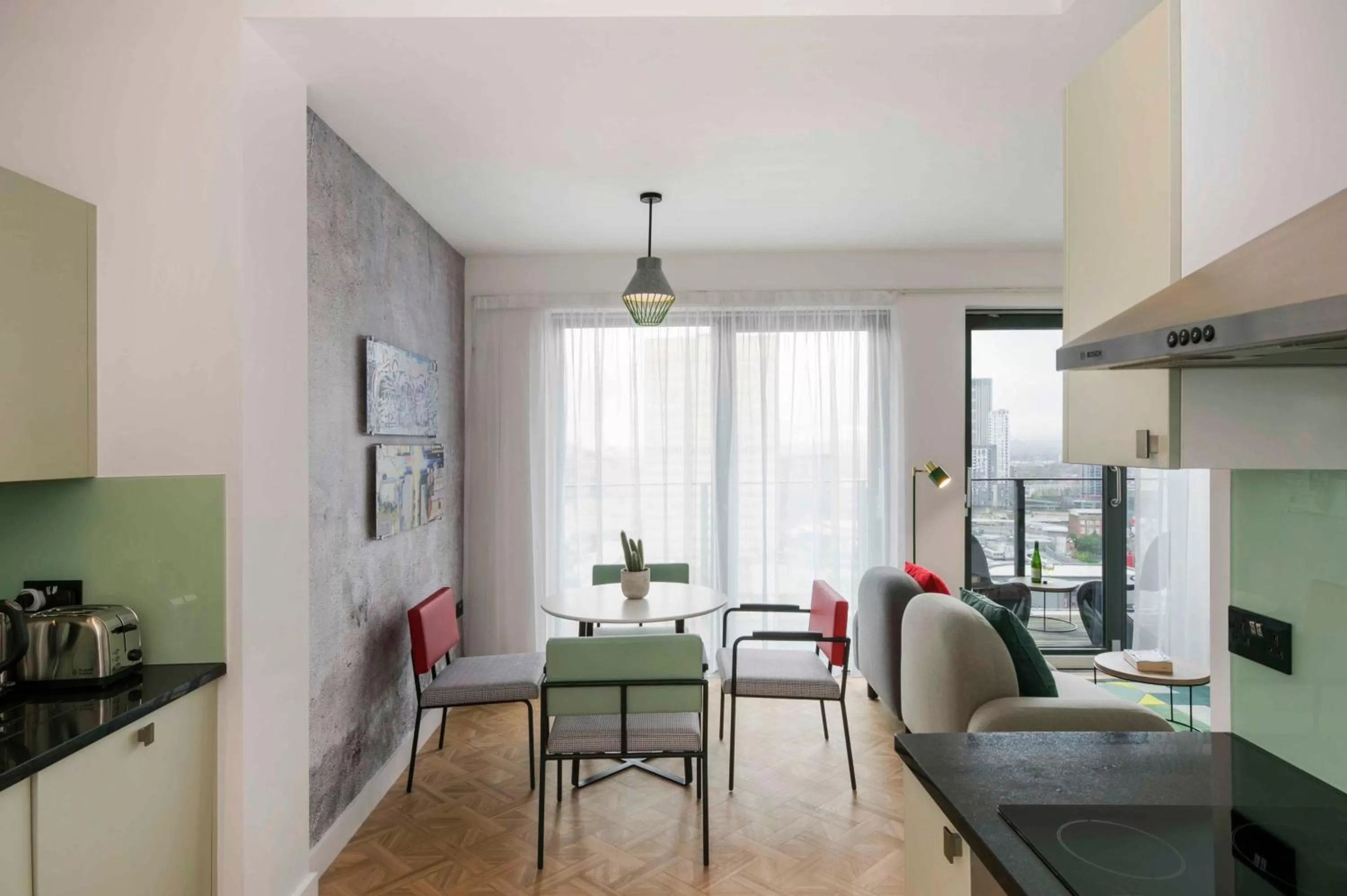 Balcony/Terrace in Church Street by Supercity Aparthotels