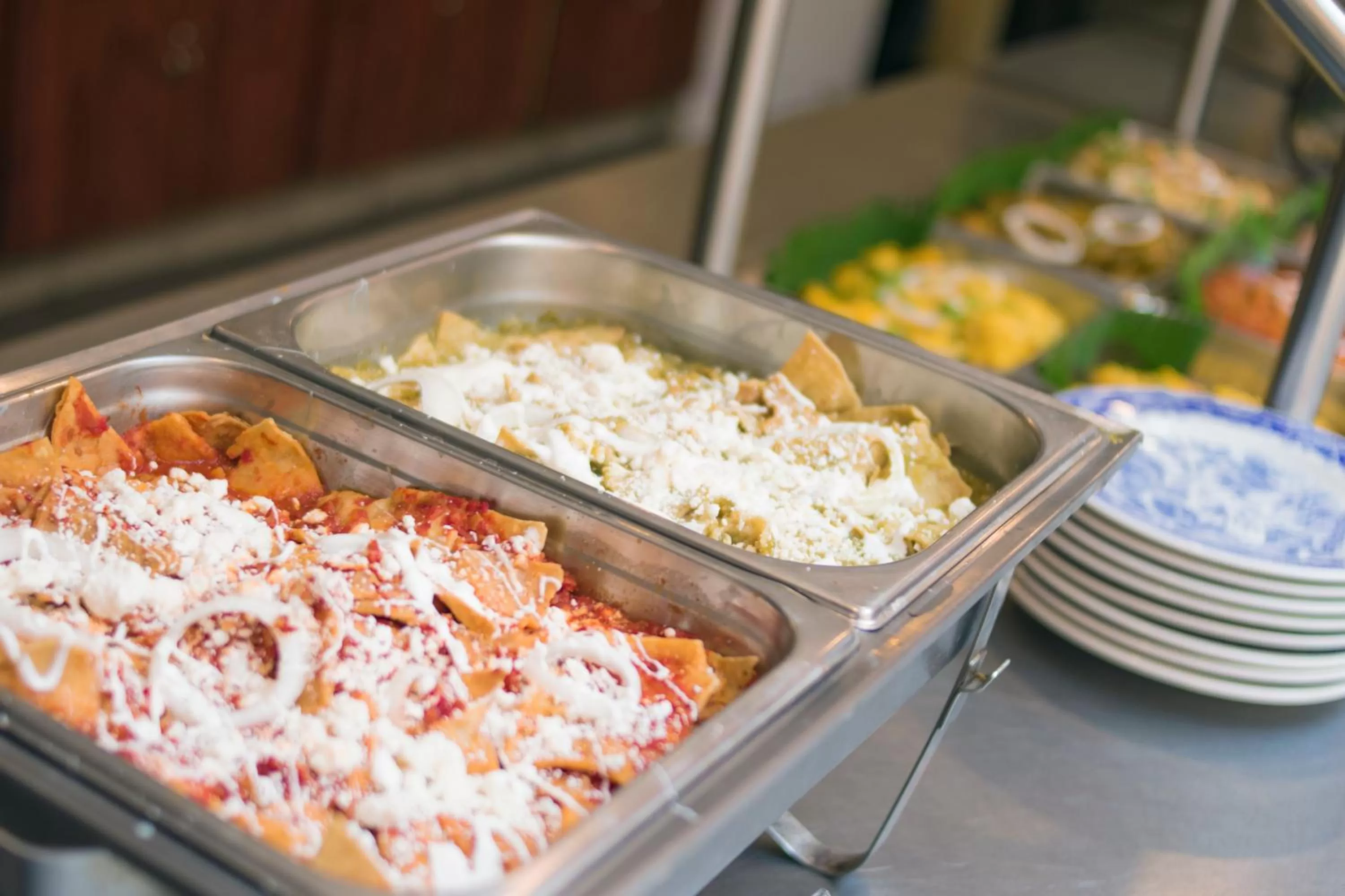 Buffet breakfast in iStay Hotel Ciudad Juarez