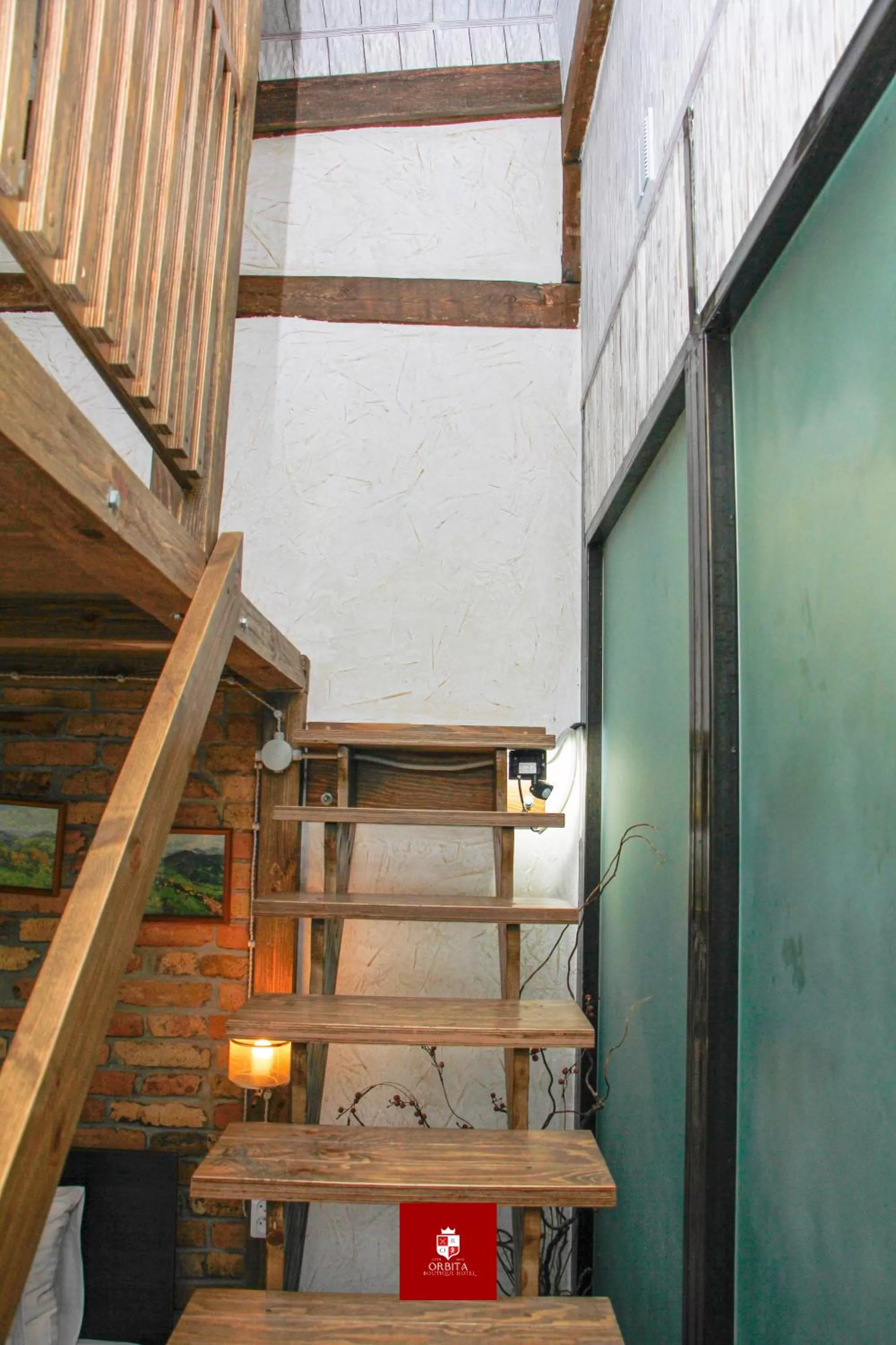 Seating area in Orbita hotel Shymkent