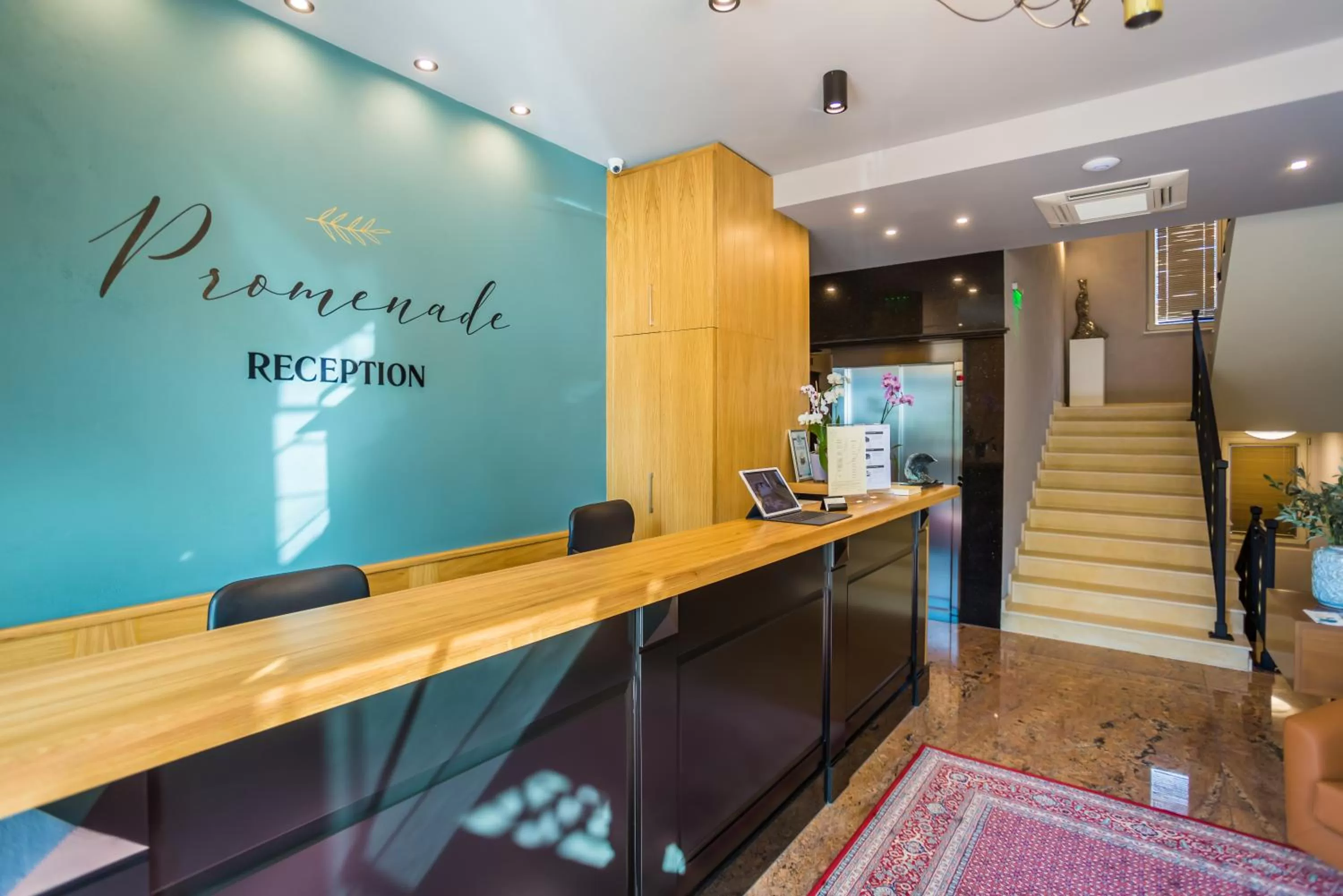 Lobby or reception in Hotel Residence Promenade