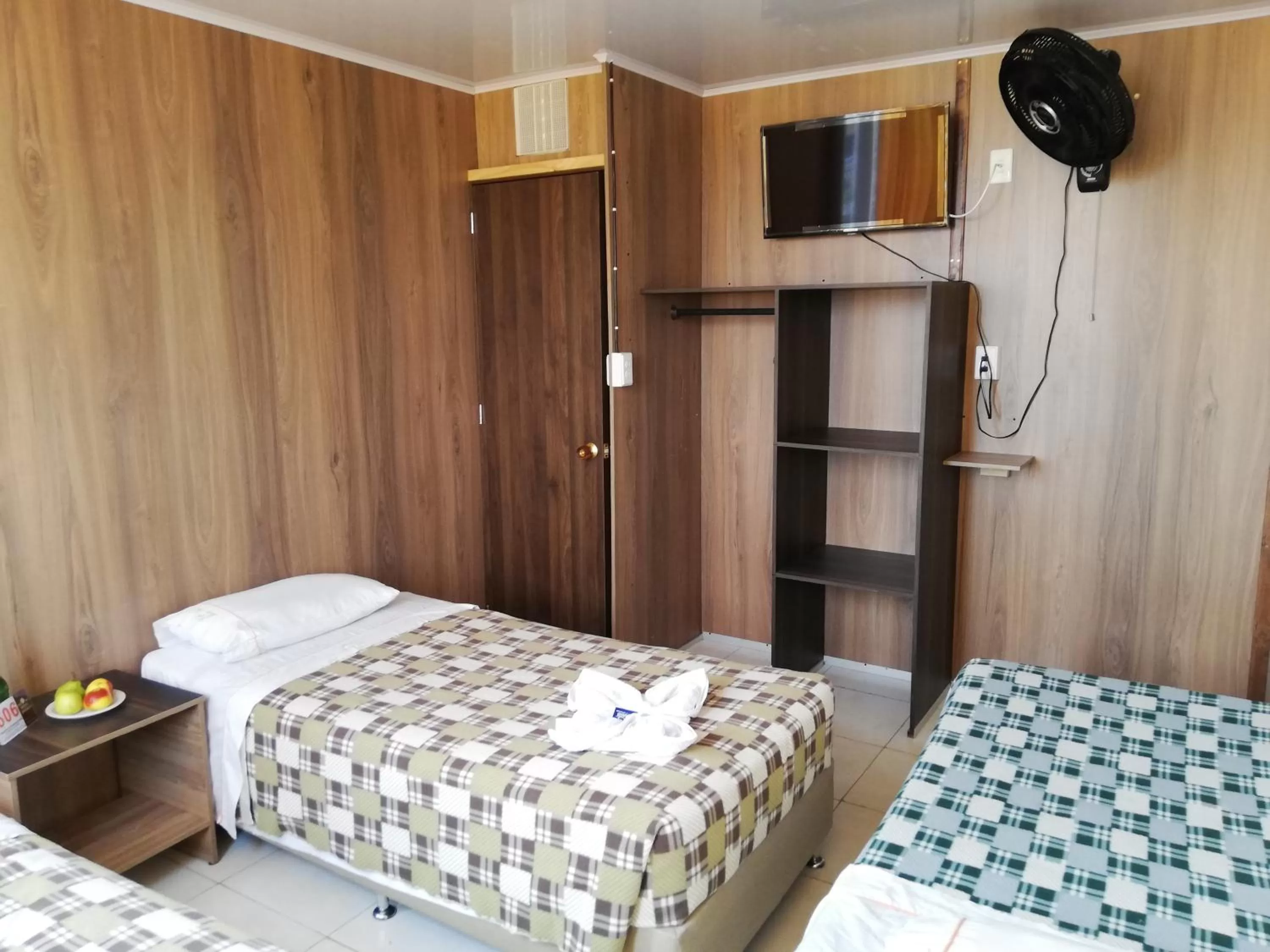 Bed in Hotel Mónaco de Fusa