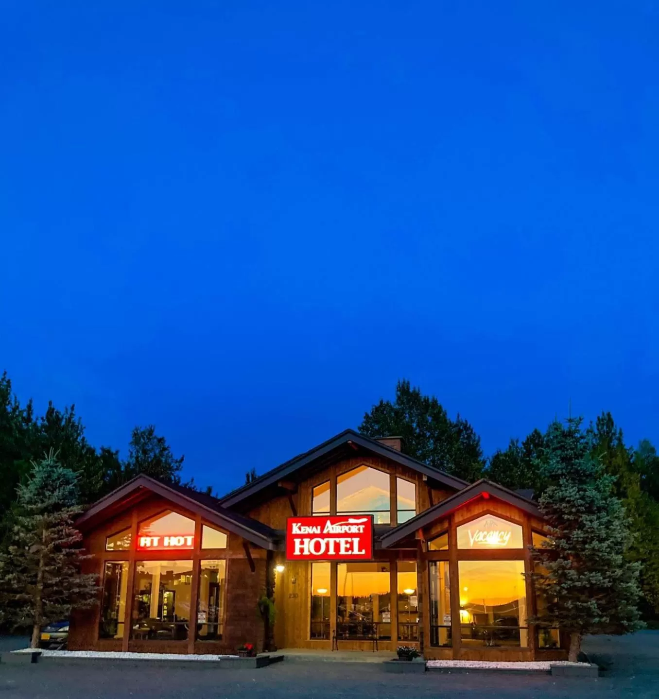 Property building in Kenai Airport Hotel