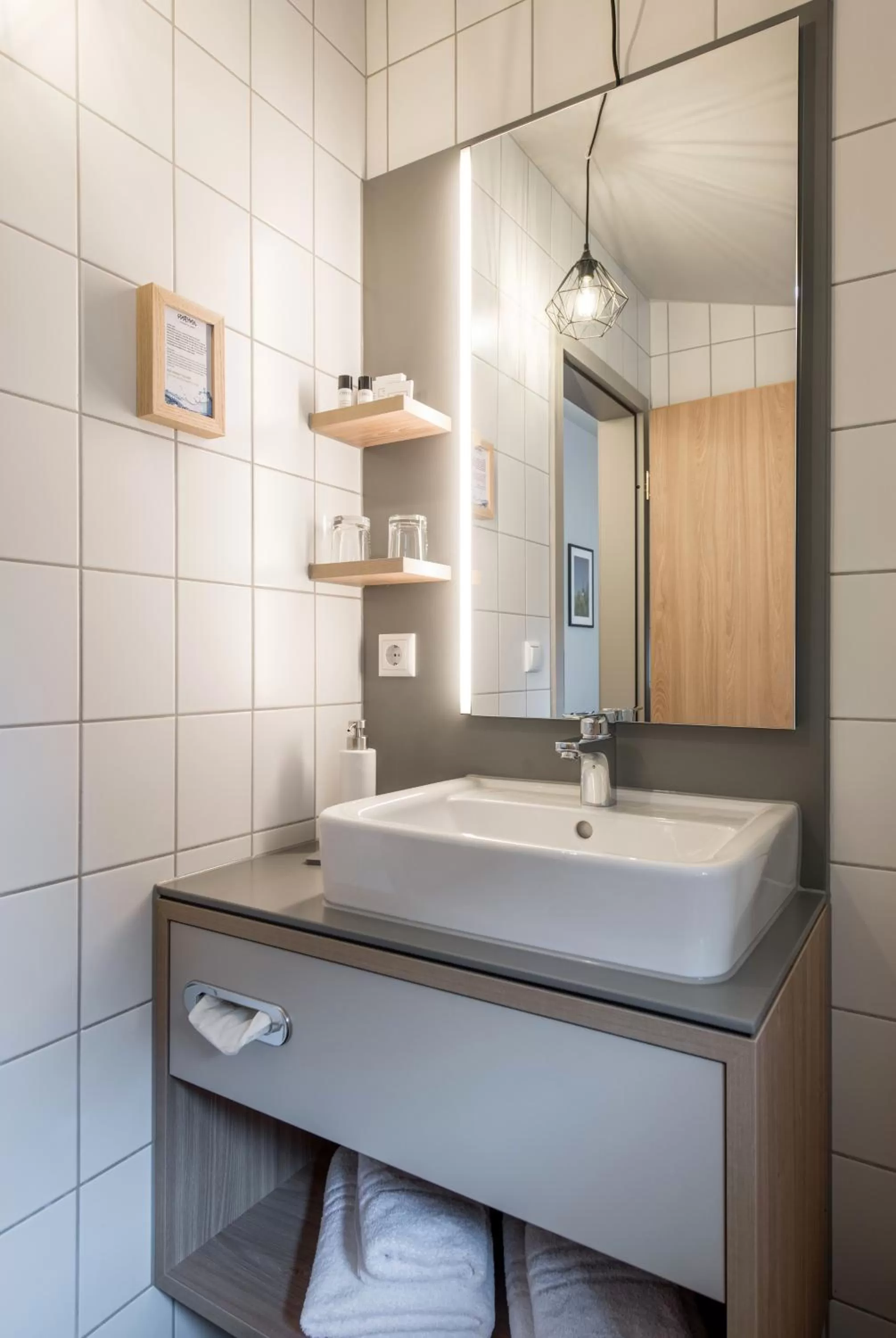 Bathroom in stattHotel Weimar