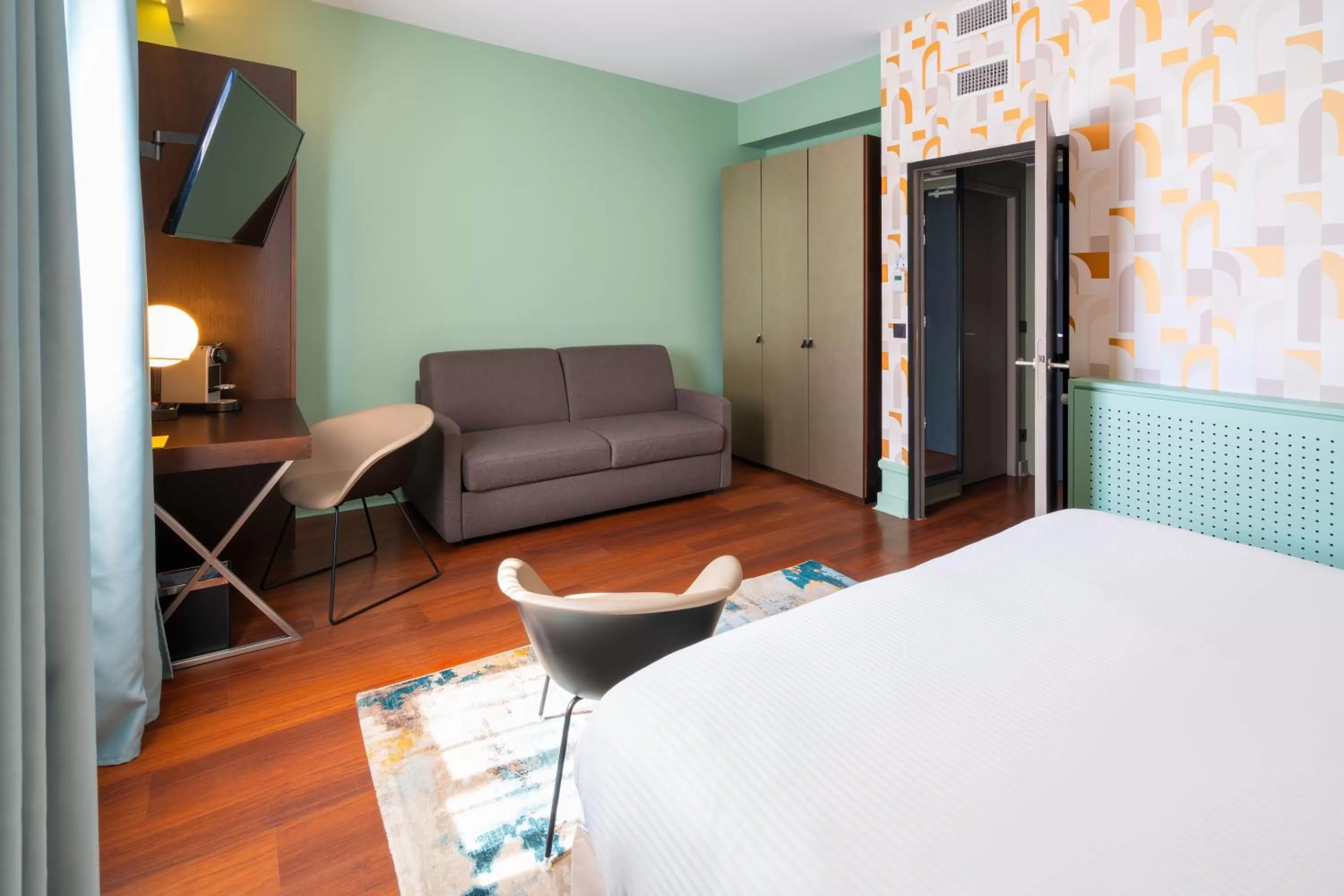 Bedroom, Bed in Le Splendid Hotel Lac D'Annecy - Handwritten Collection