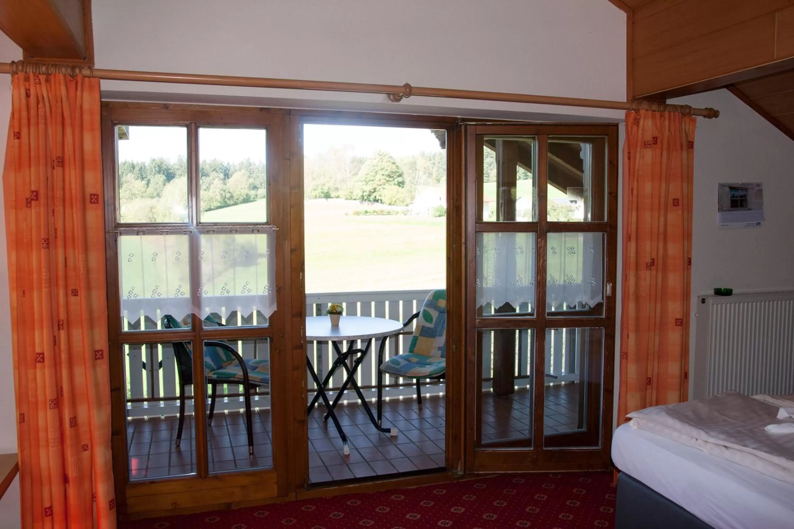 Balcony/Terrace in Hotel "Haus am Berg"