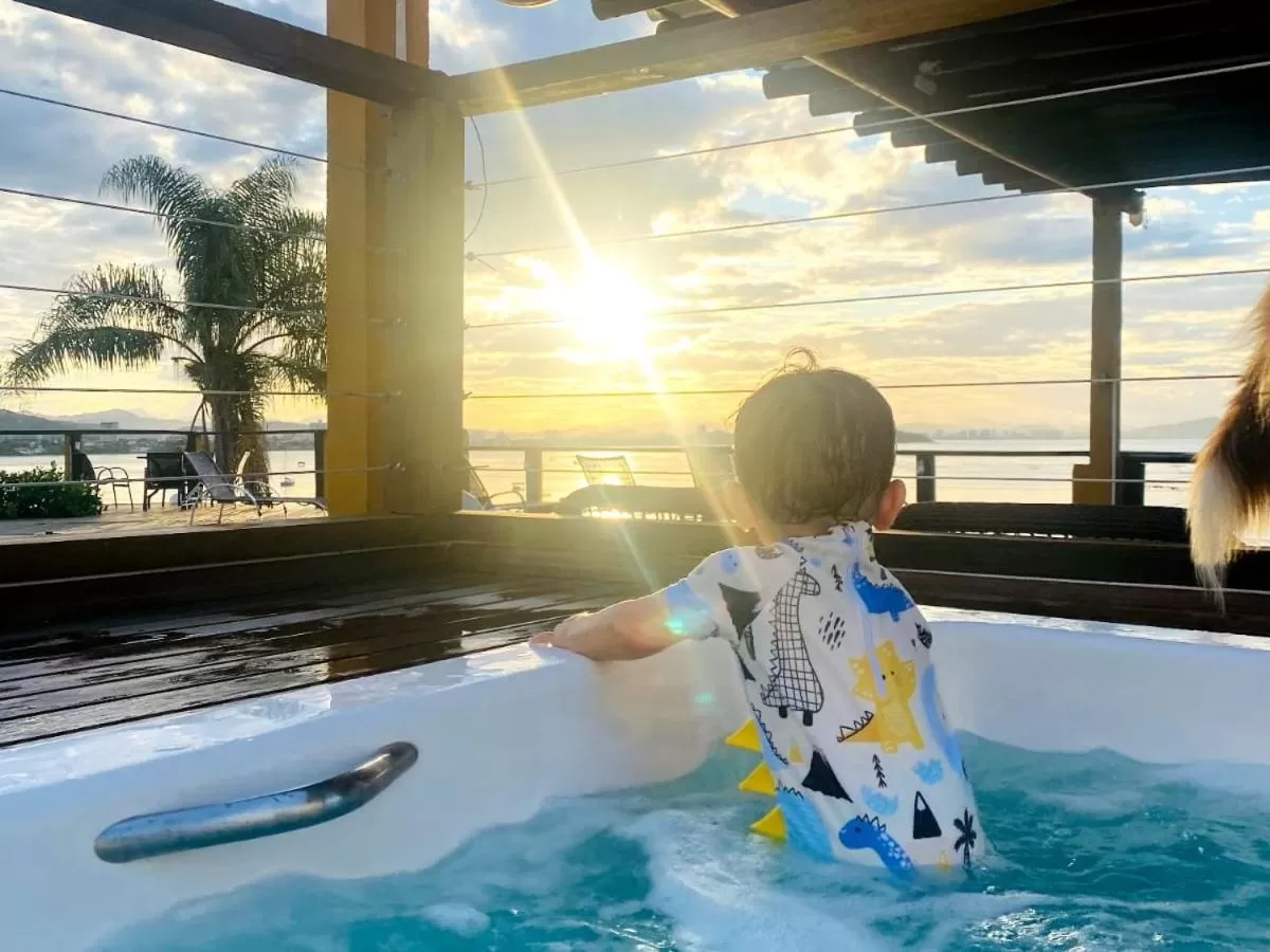 Swimming Pool in Pousada Vila de Monaco