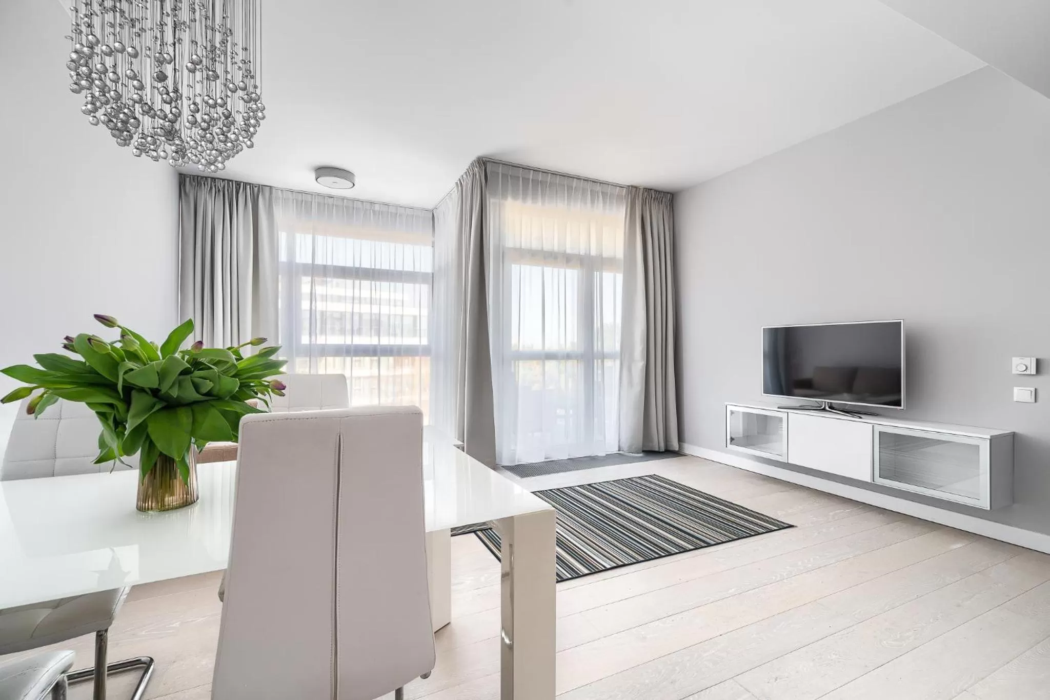 Communal lounge/ TV room, TV/Entertainment Center in Dune Resort Mielno - A