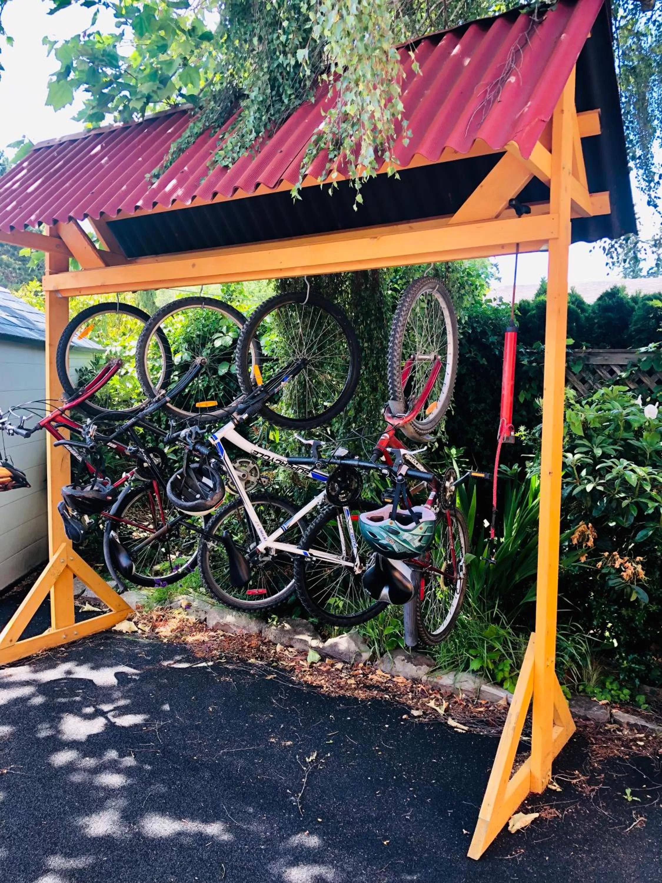 Cycling in Birds of a Feather Victoria Oceanfront Studio Suites