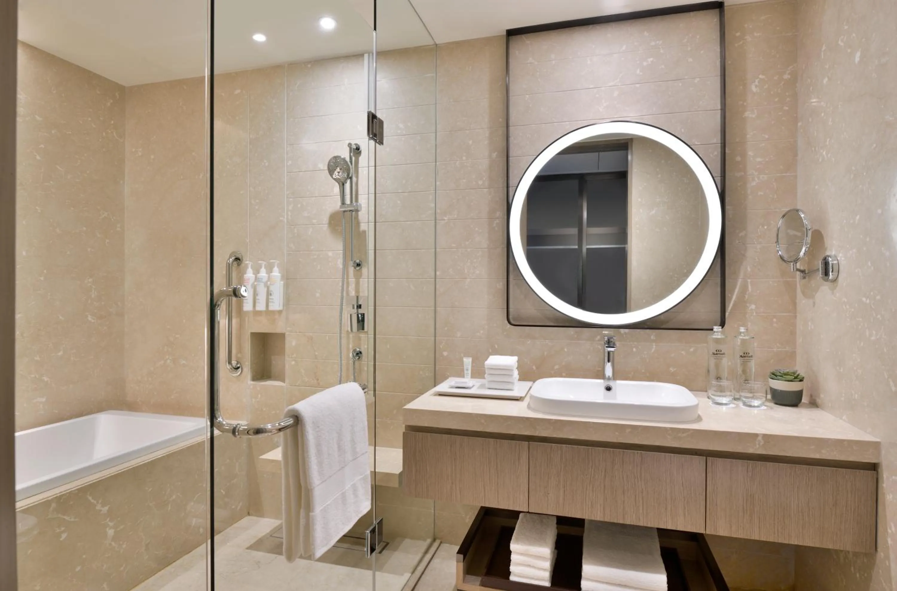 Bathroom in Marriott Executive Apartments Navi Mumbai