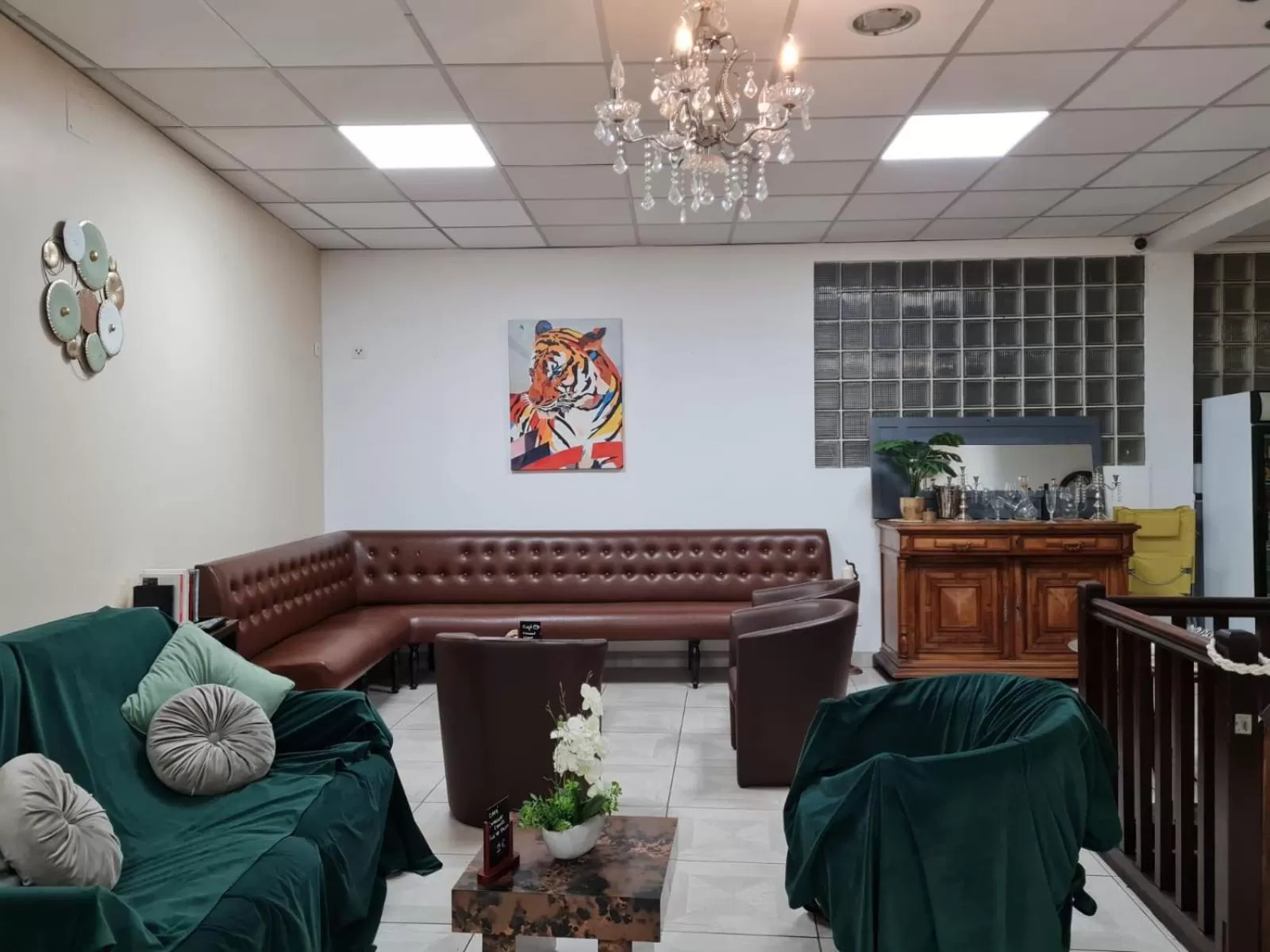 Living room in Hôtel Le Milan