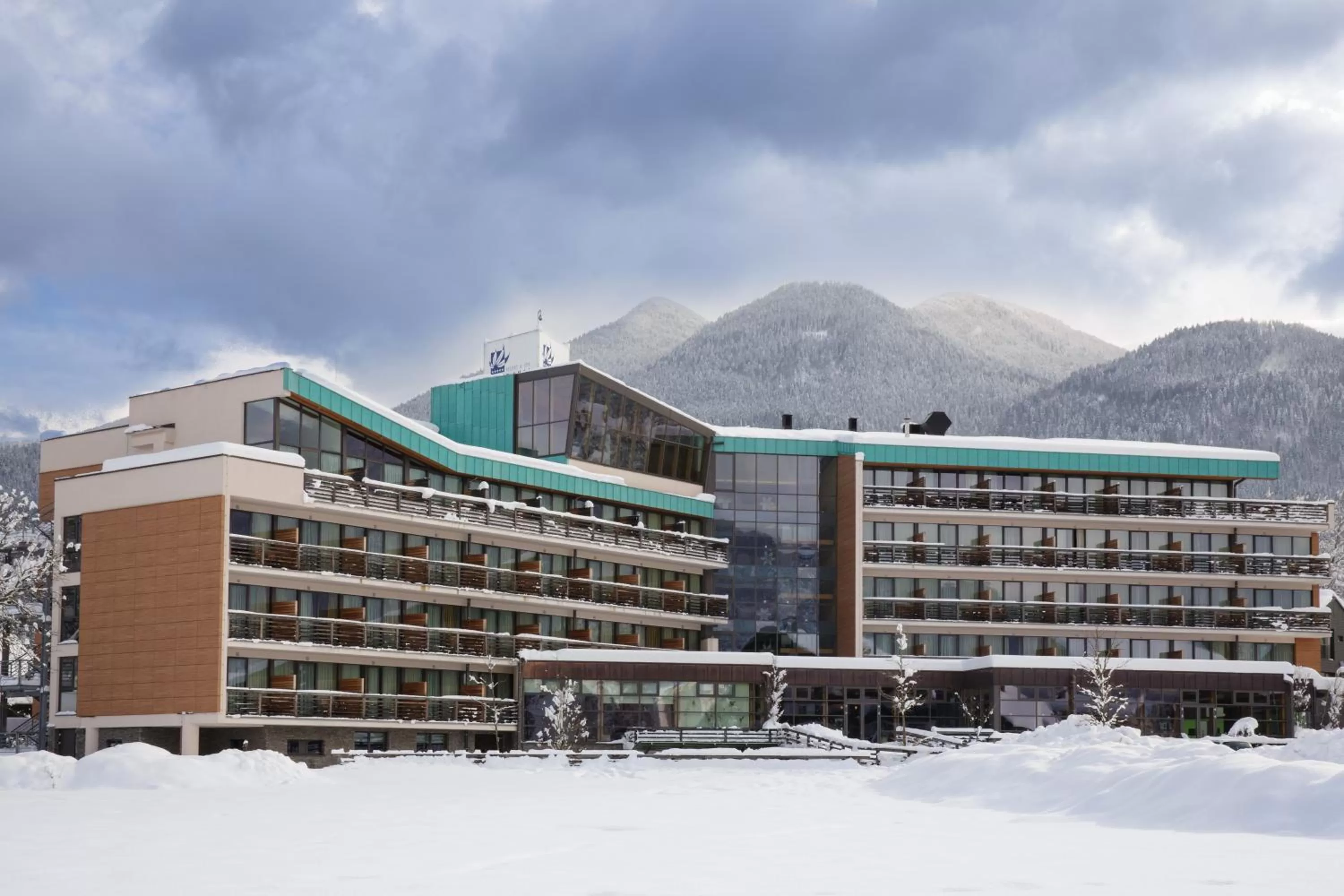 Property building in Bohinj Eco Hotel