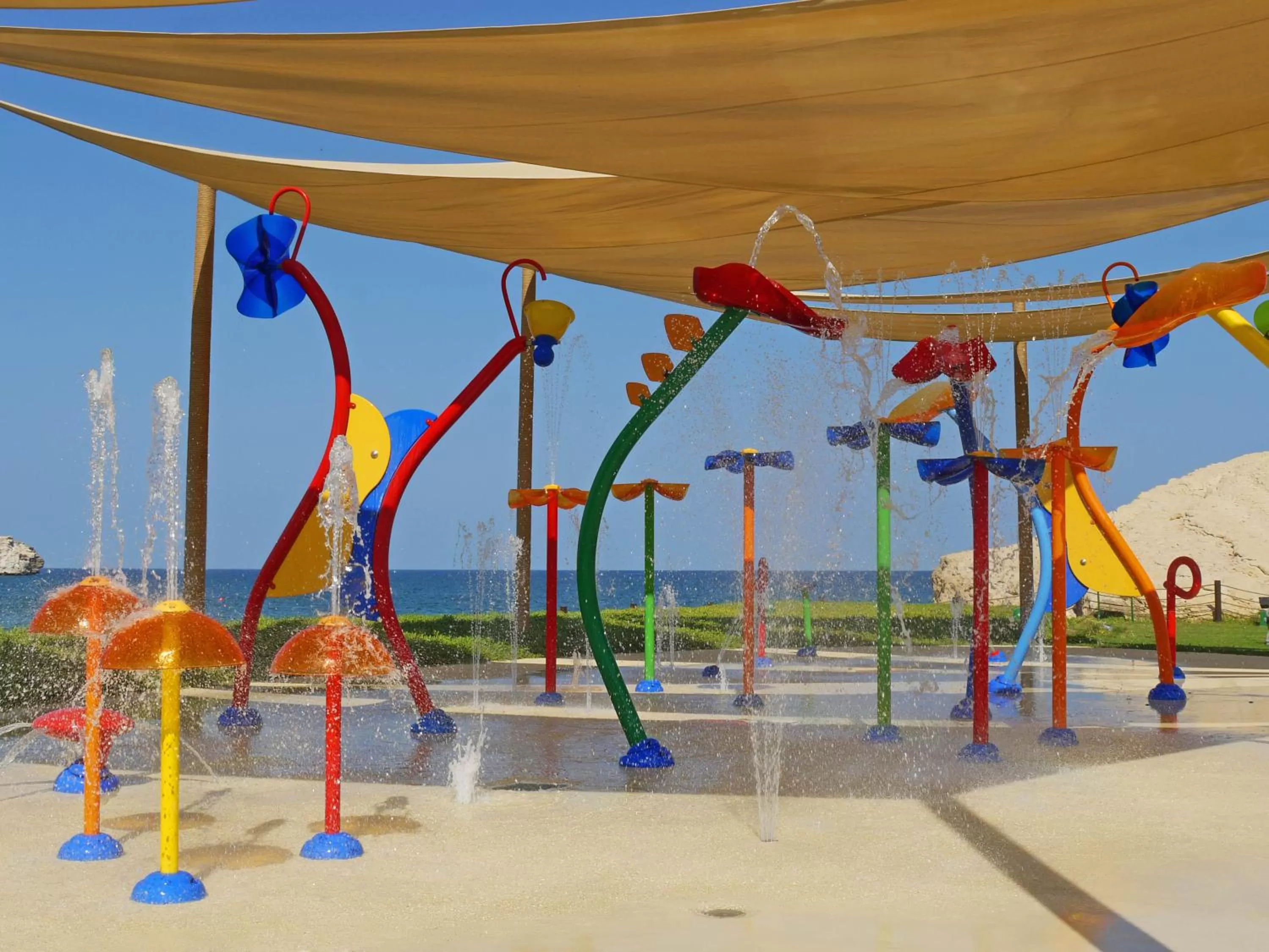 children in Shangri-La Barr Al Jissah, Muscat