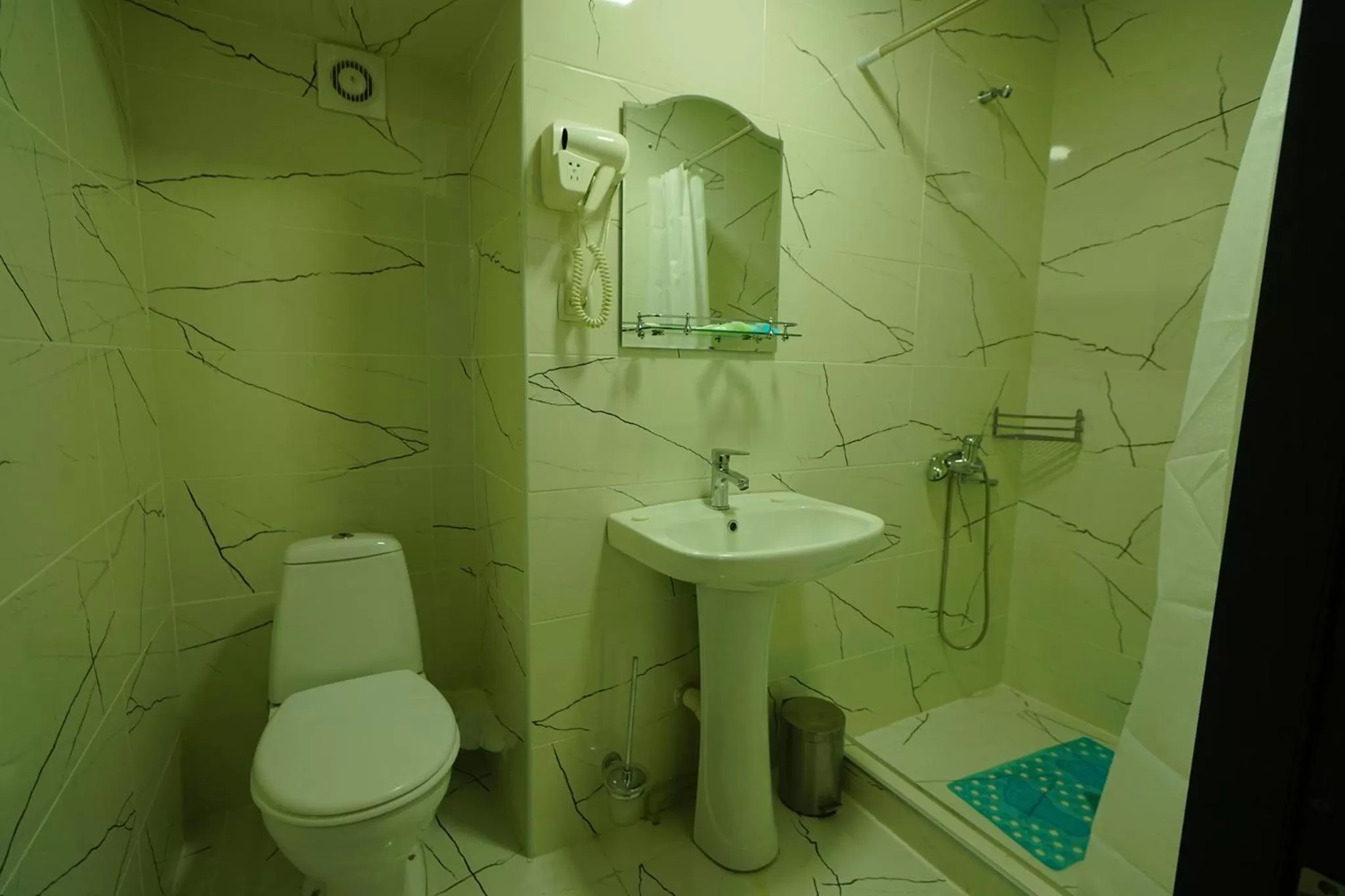 Bathroom in Hotel Eurica