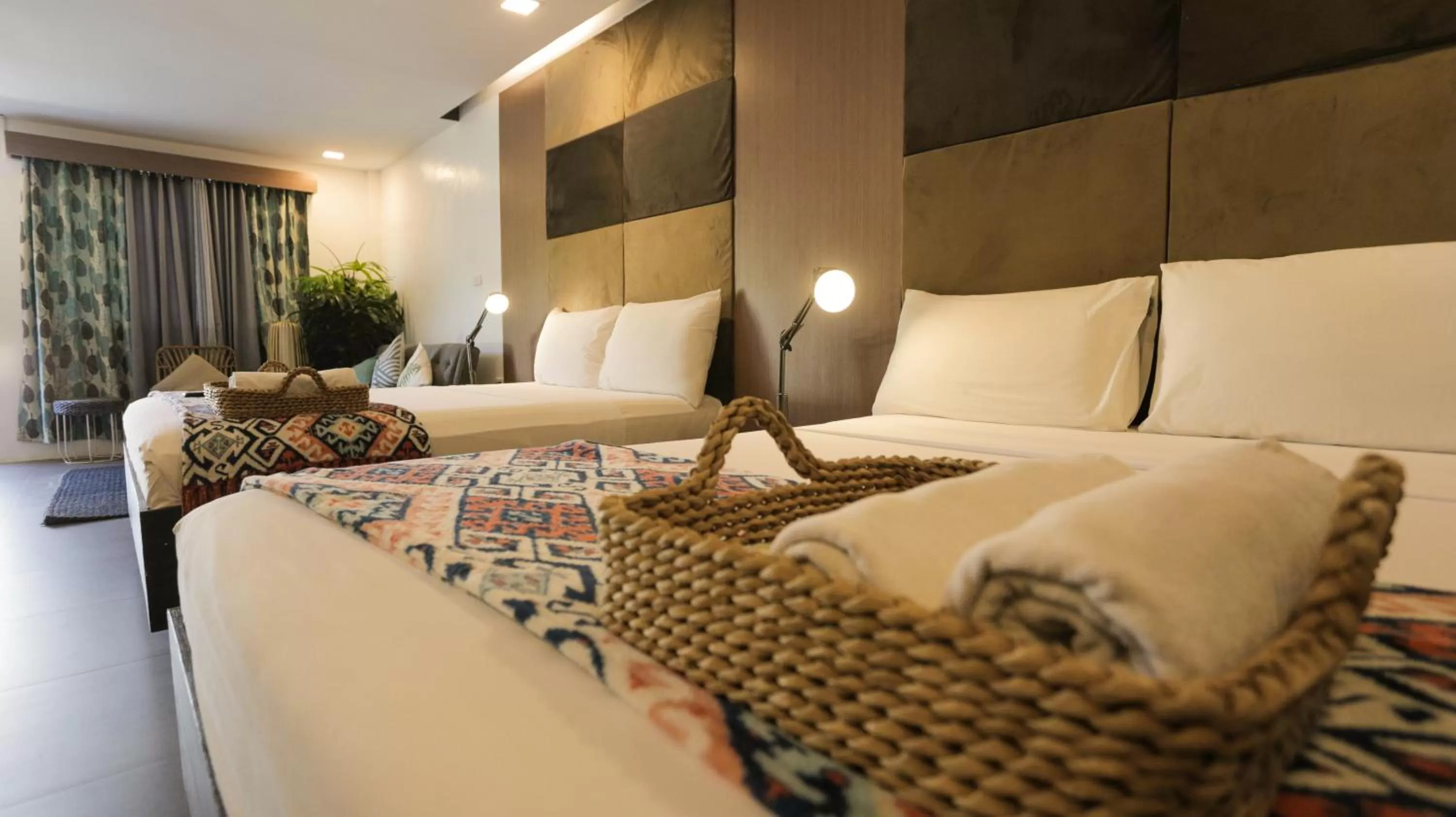 Bed in Treetop Suites