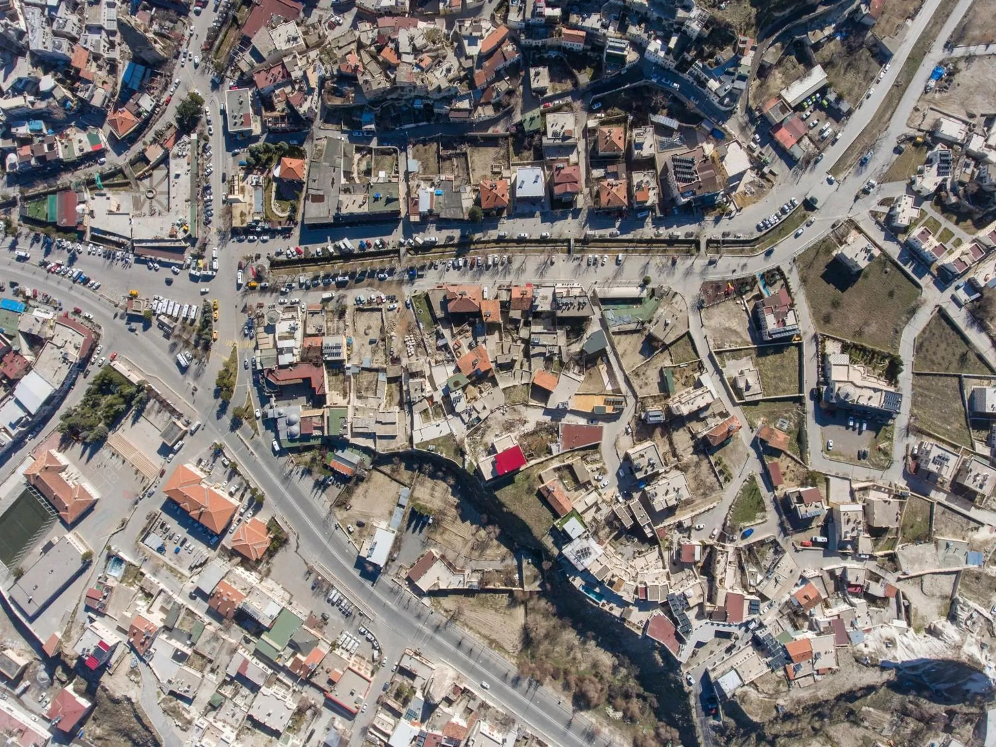 Bird's eye view in Lucky Cave Hotel Cappadocia