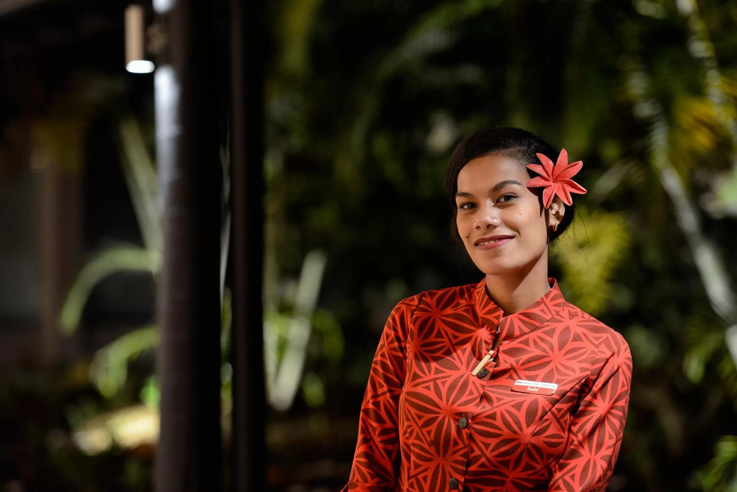 Staff in Tanoa International Dateline Hotel