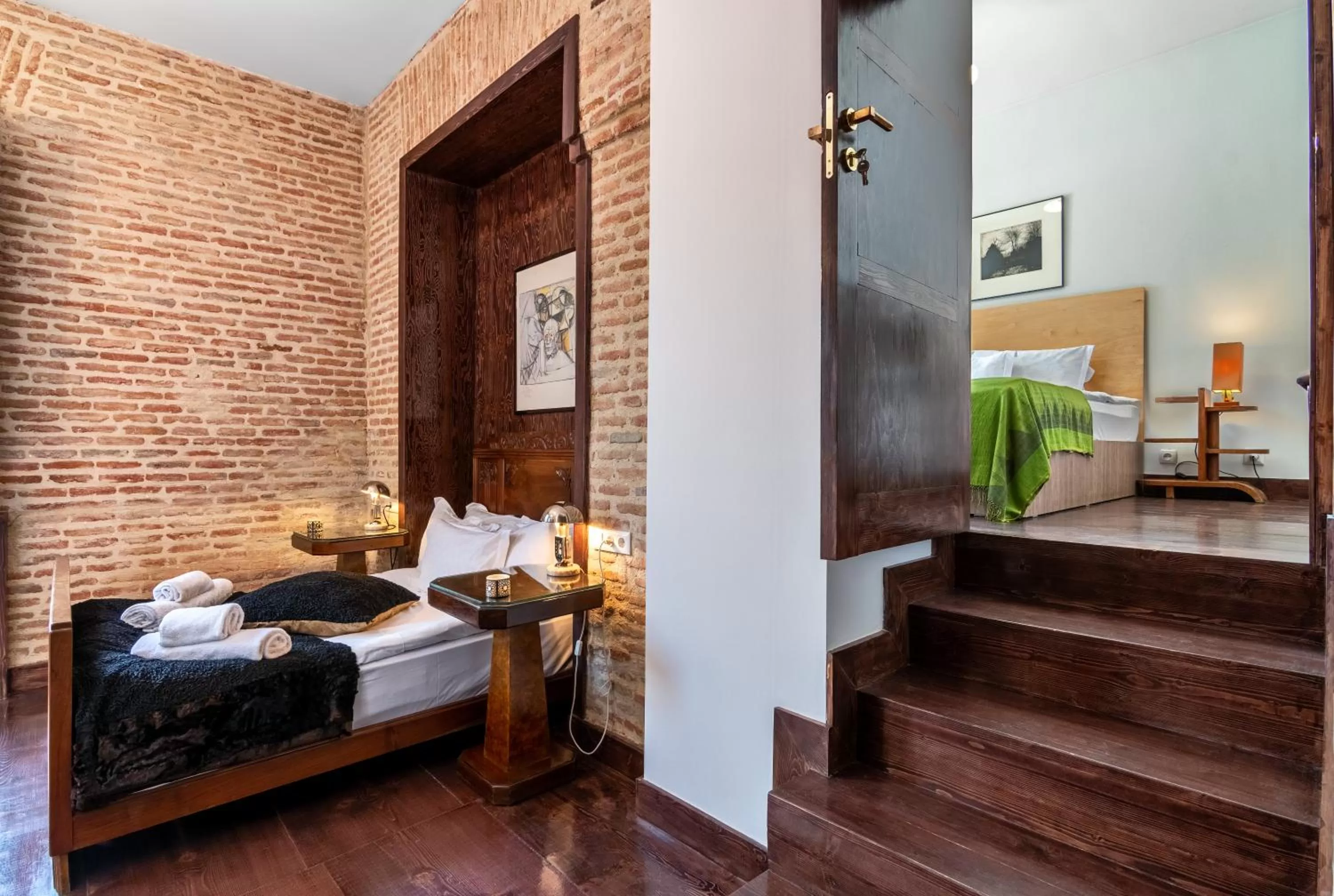 Bed in Castle in Old Town