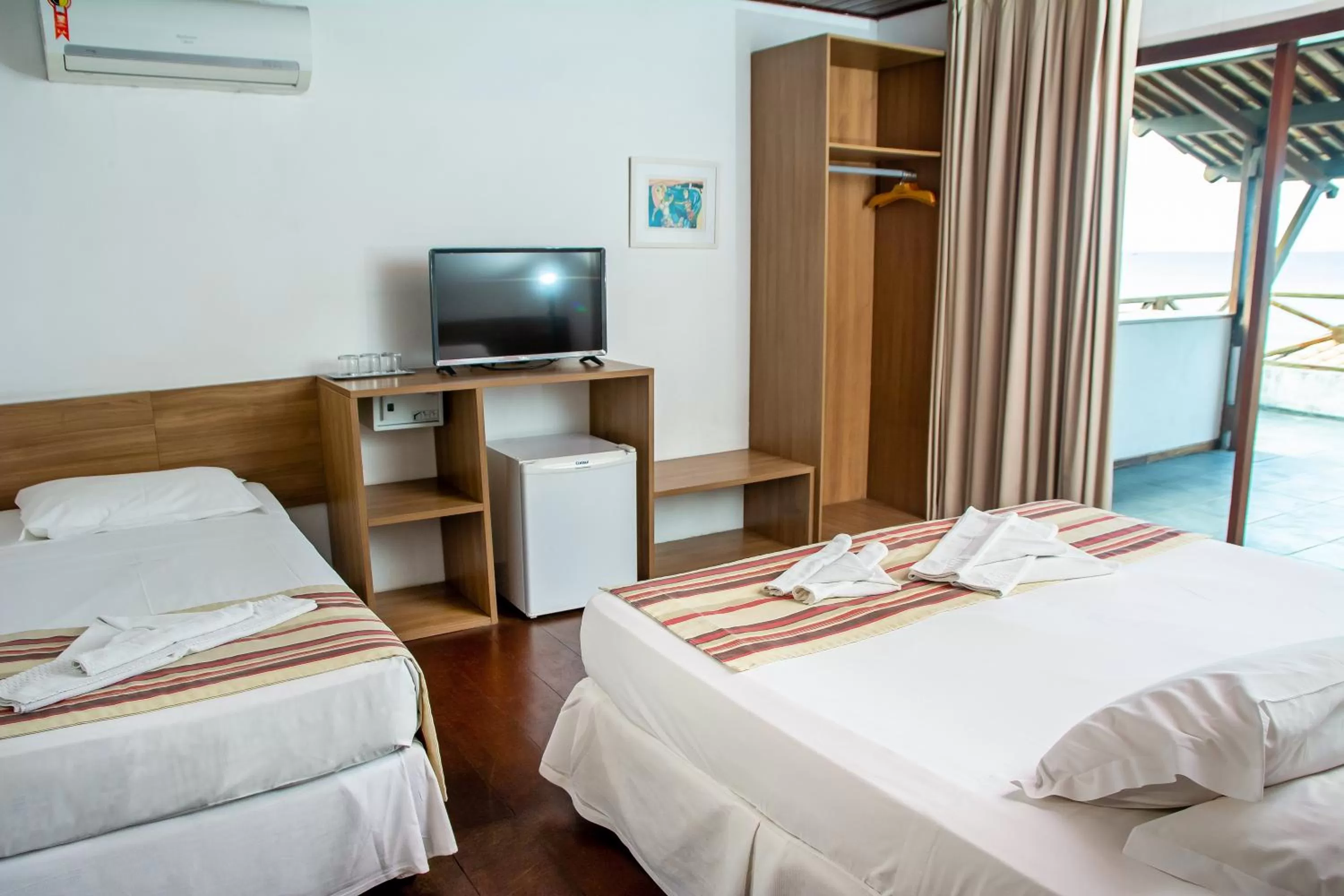 TV and multimedia, Bed in La Belle Beach Hotel