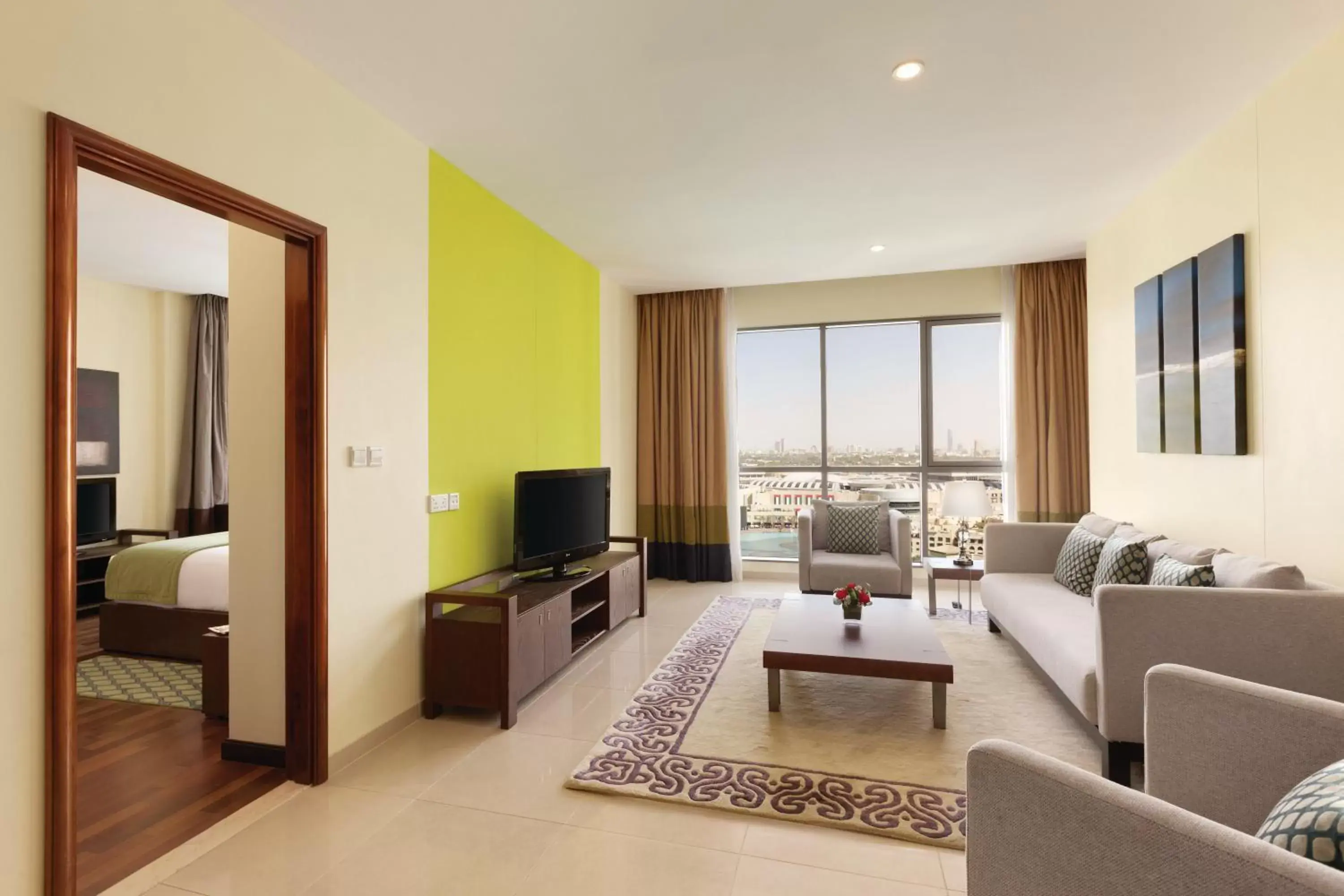 1 Bedroom, King, Burj Khalifa/Fountain View, Non-Smoking in Ramada by Wyndham Downtown Dubai 1 Bedroom, King, Burj Khalifa/Fountain View, Non-Smoking in Ramada by Wyndham Downtown Dubai