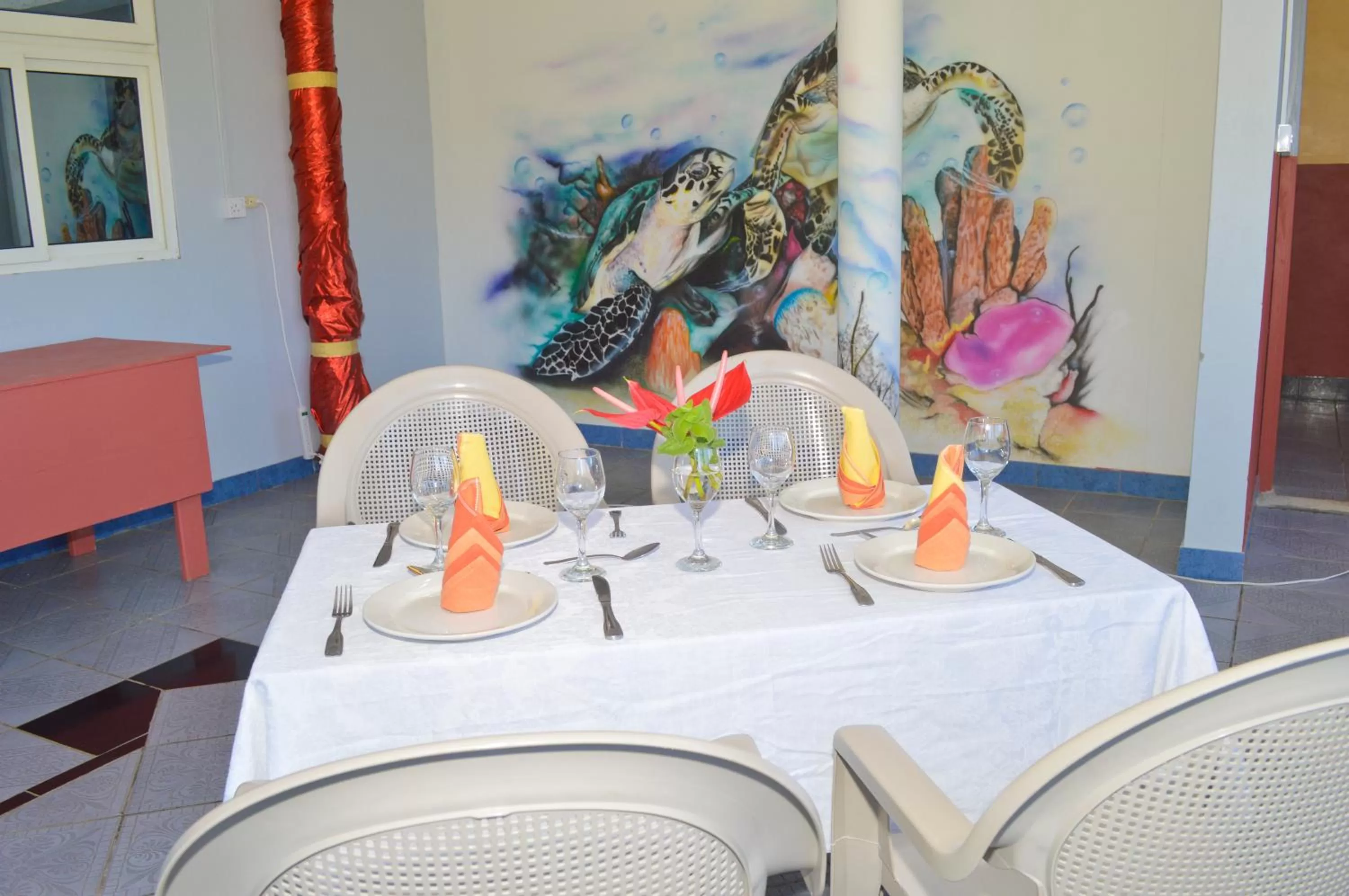 Dining area, Restaurant/Places to Eat in Classique International in Dominica