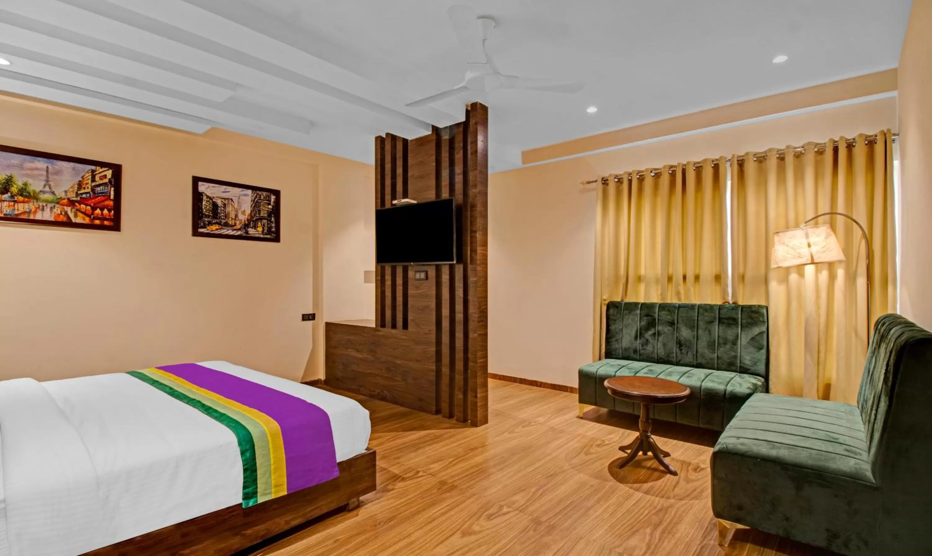 Bedroom, Bed in Treebo Premium Median Inn