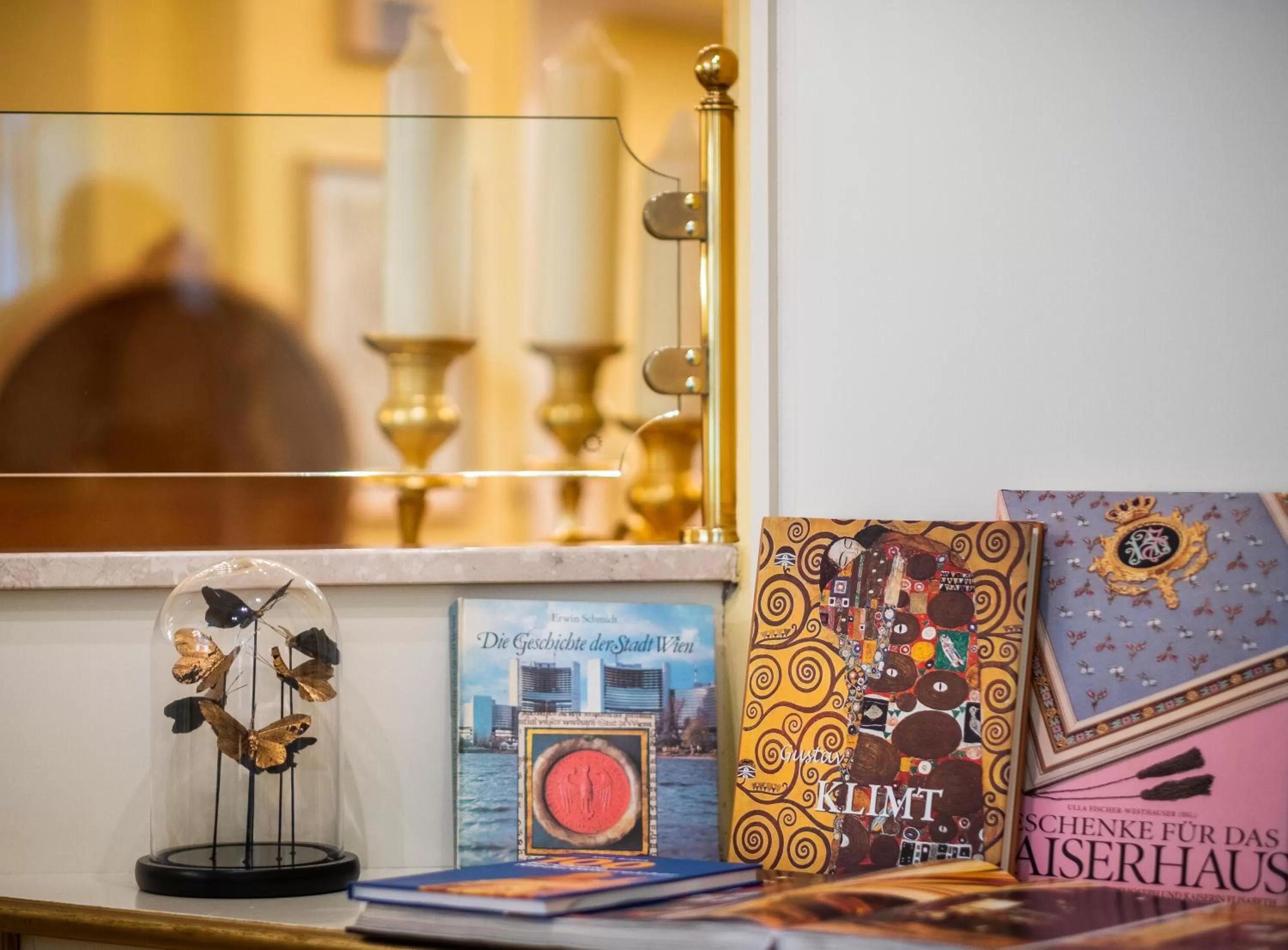 Library in Schlosshotel Römischer Kaiser