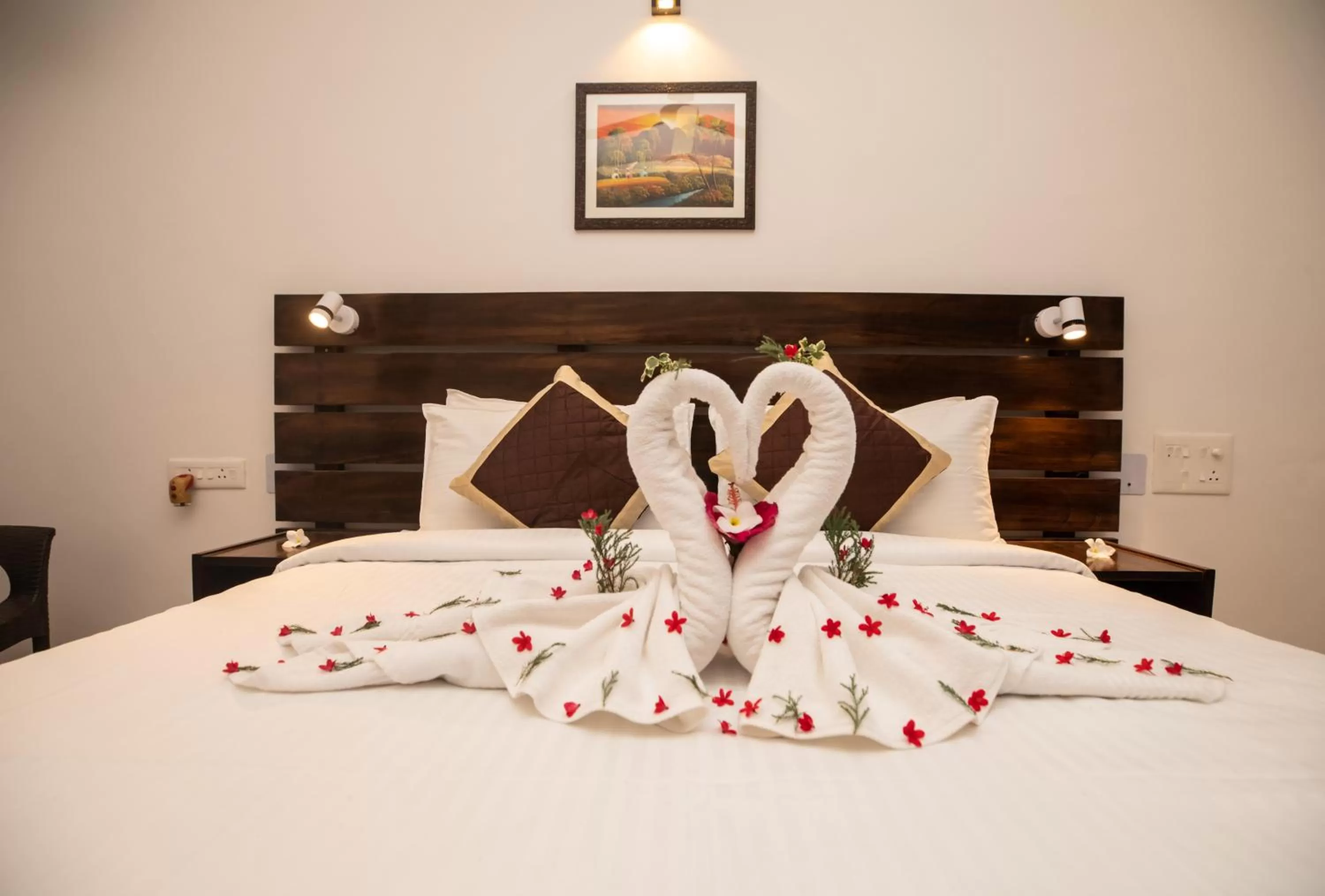 Bedroom, Bed in The Woodside Inn