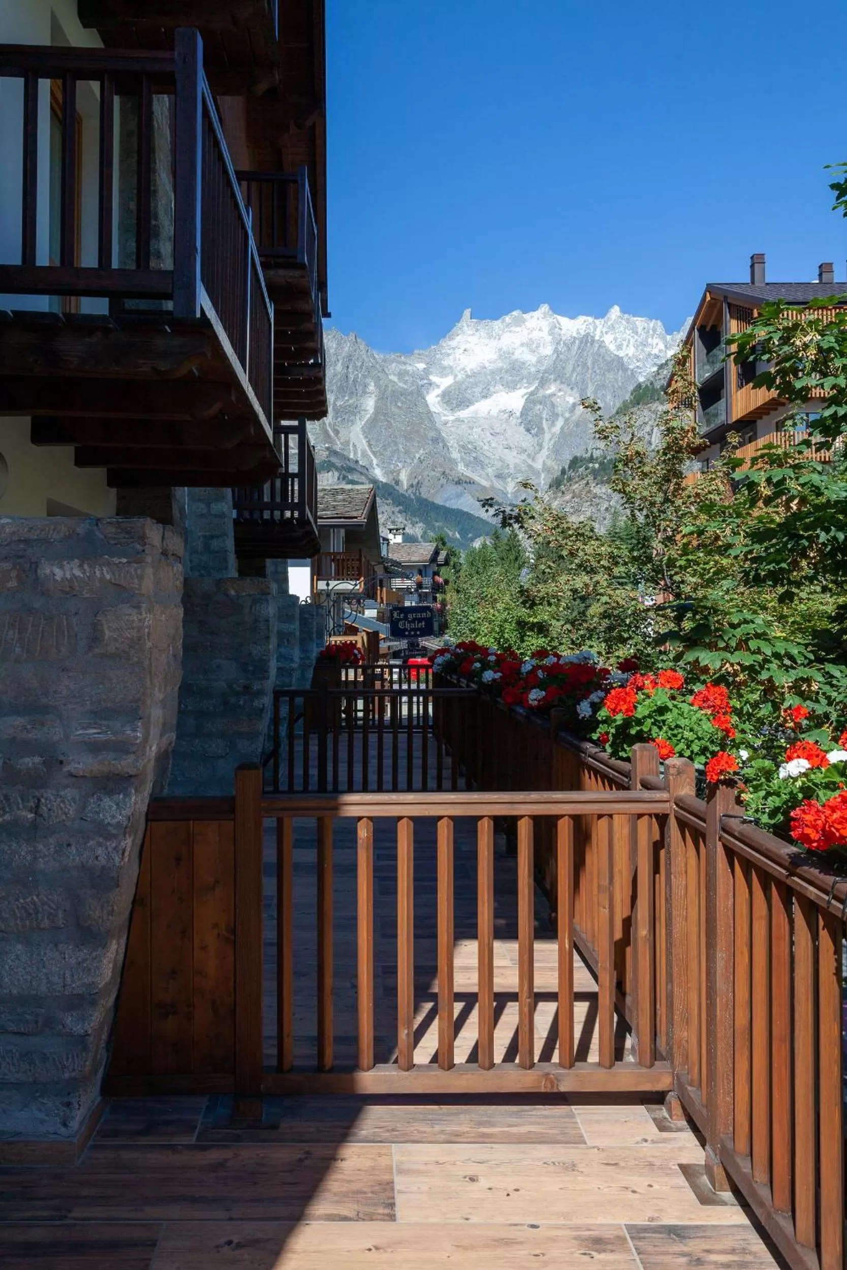 Balcony/Terrace in Residence Le Grand Chalet