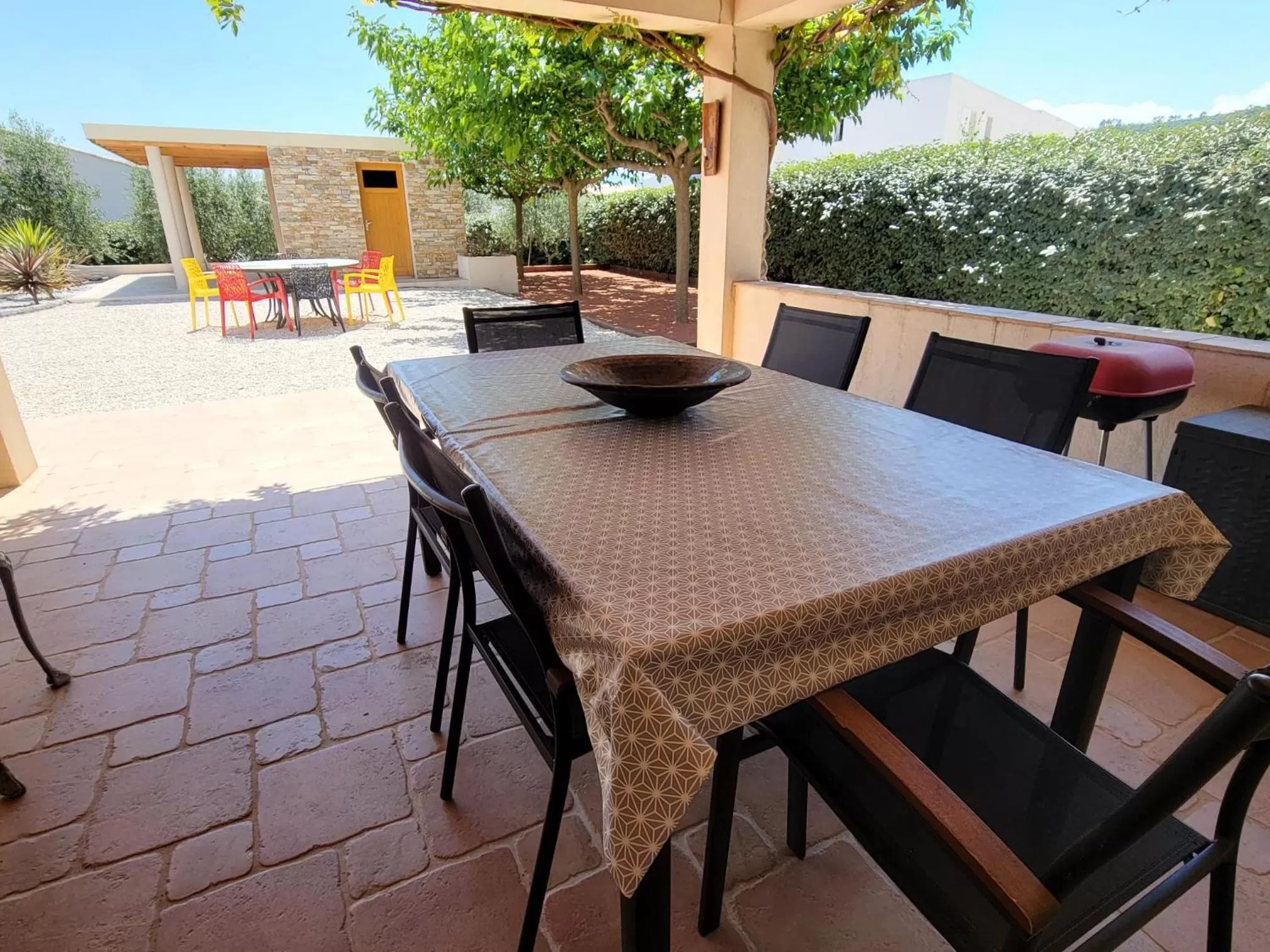 Patio in Villa Tropez Chambres d'hôtes